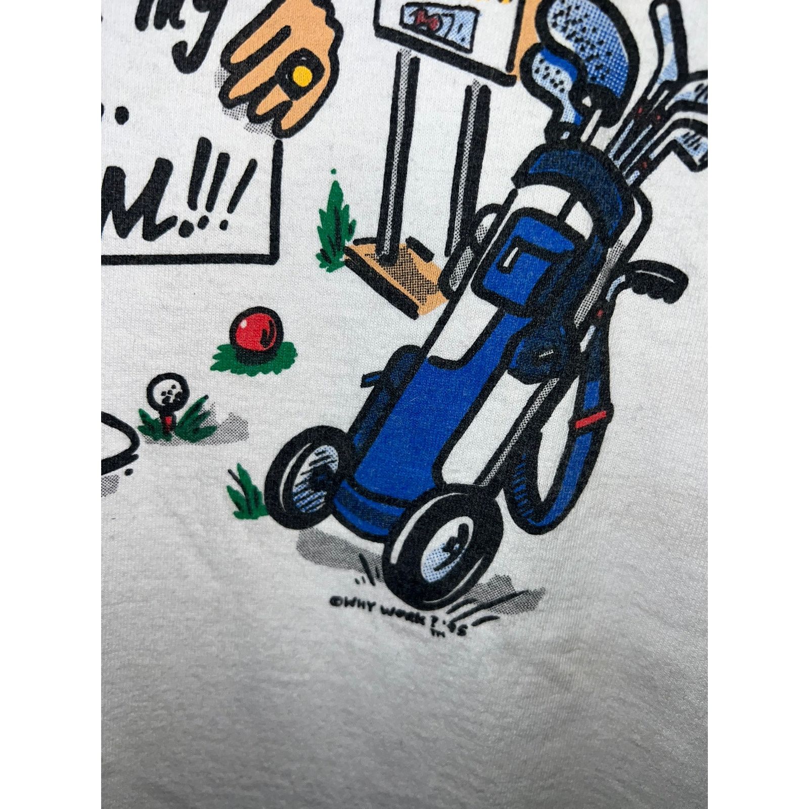 Vintage Vintage Golf Shirt Looking For A Foursome Wife Left Tee XL Size US XL / EU 56 / 4 - 5 Thumbnail