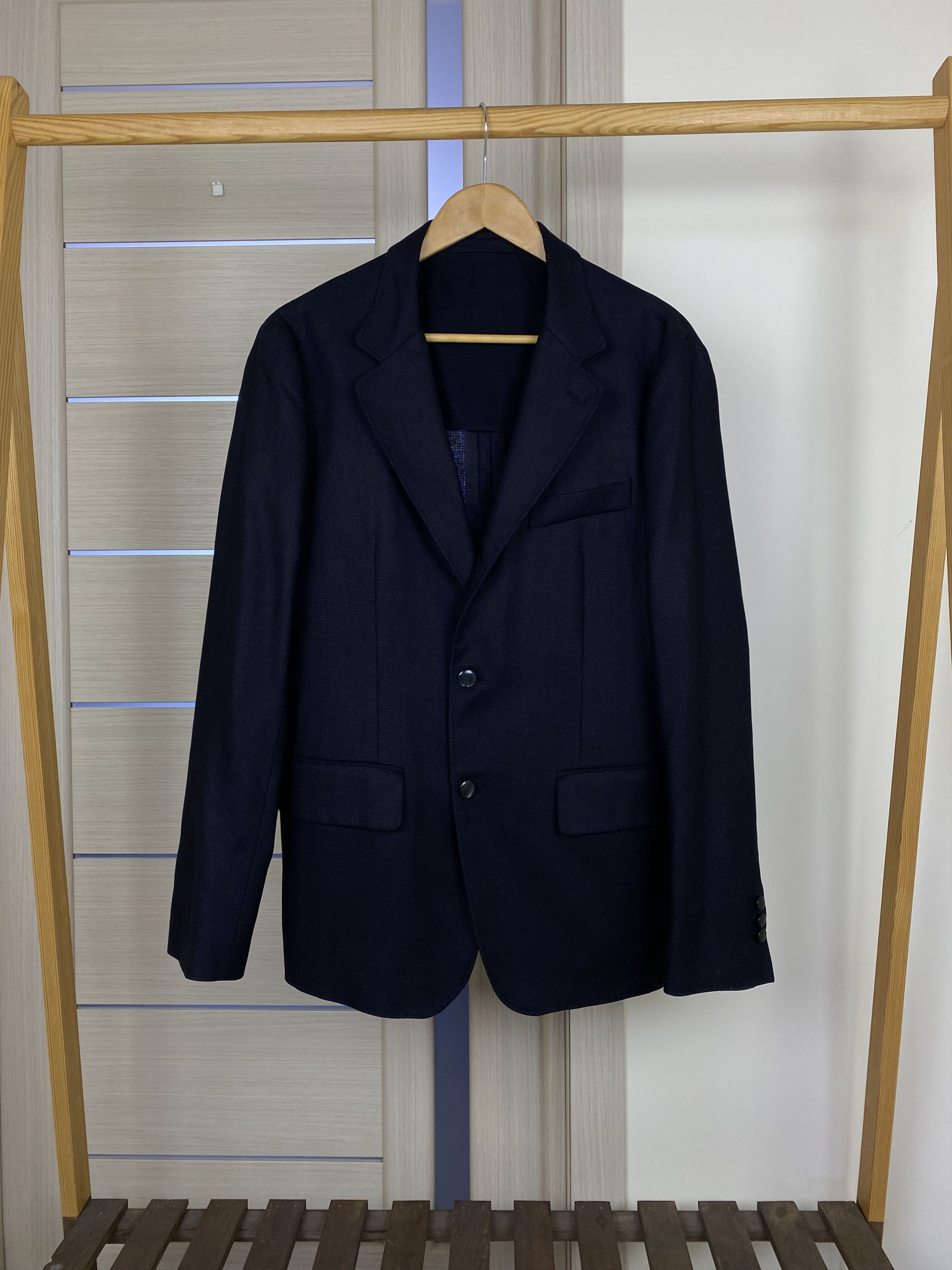 Alexander McQueen vintage Alexander Mcqueen unlined silk blazer jacket ss11 Size 50S - 1 Thumbnail