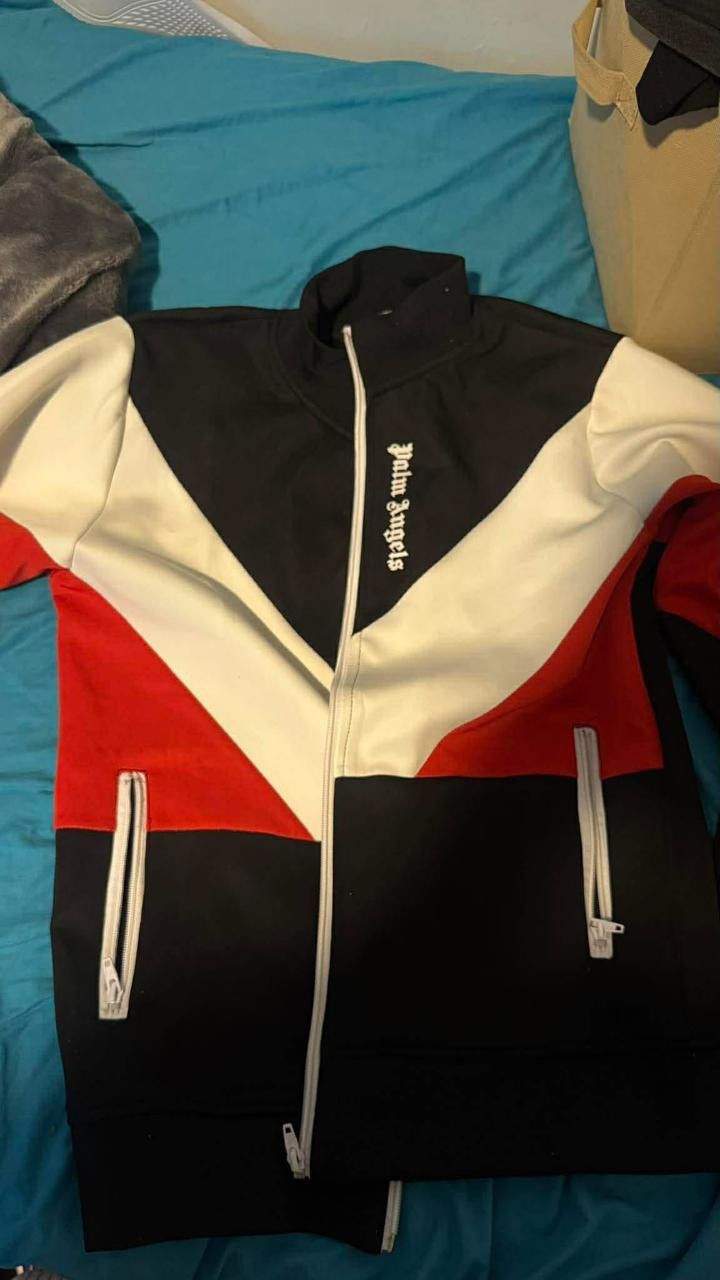 Palm Angels Palm Angles Jamaican colored Zip Up Size US S / EU 44-46 / 1 - 1 Thumbnail