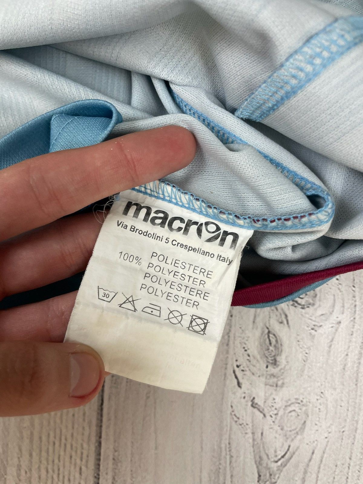 Vintage Vintage West Ham blue away rare macron size L rare Size US L / EU 52-54 / 3 - 6 Thumbnail