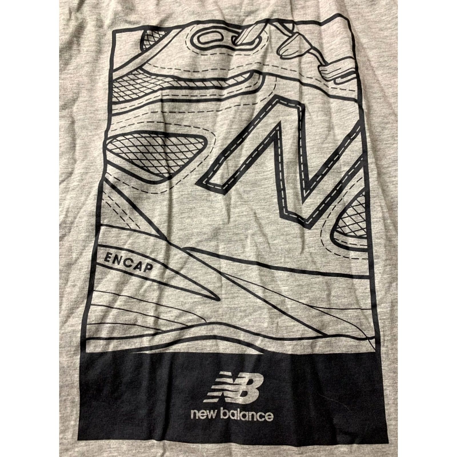 New Balance New Balance Shirt Mens XS S Gray Solid Graphic Tee Jersey 2018 2019 Classic Fit Short Sleeve Cotton Polyester T-Shirt Size US S / EU 44-46 / 1 - 3 Thumbnail