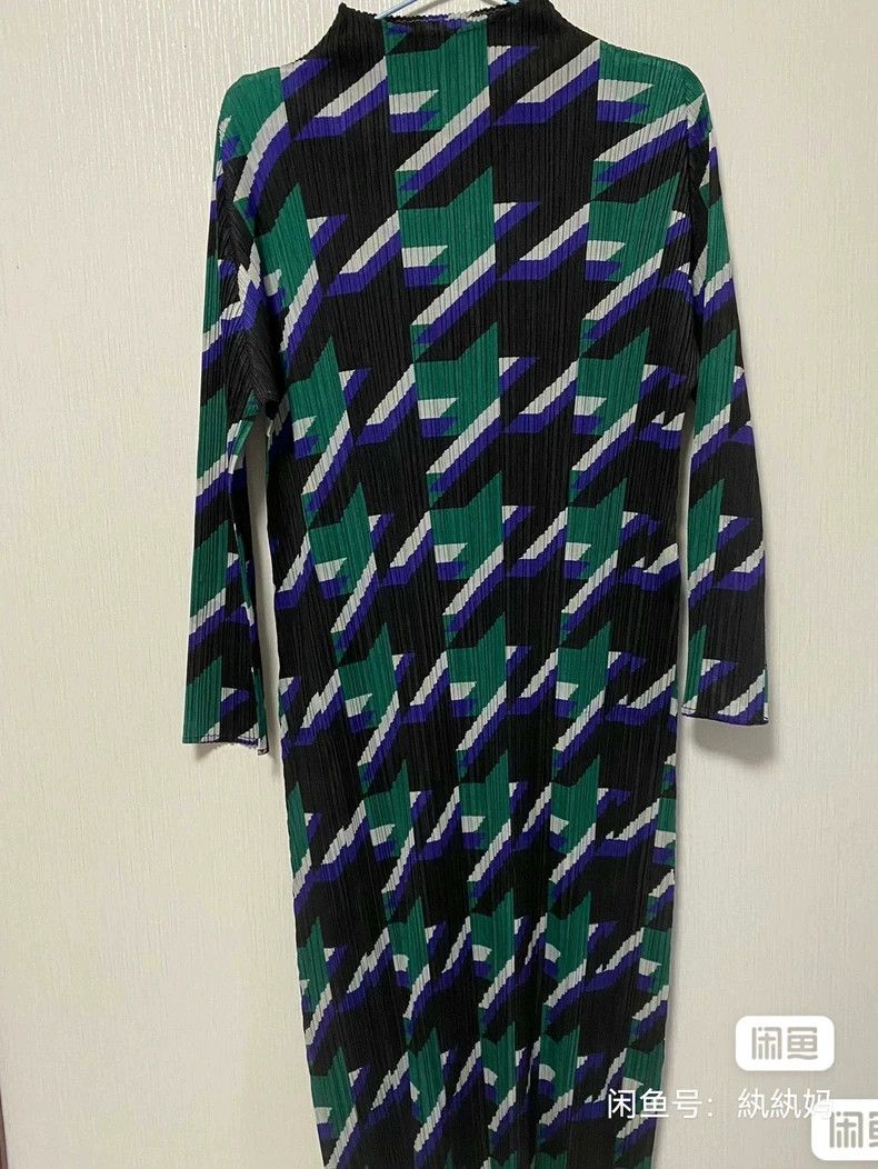 Issey Miyake Issey Miyake A checkered dress Size L / US 10 / IT 46 - 1 Thumbnail