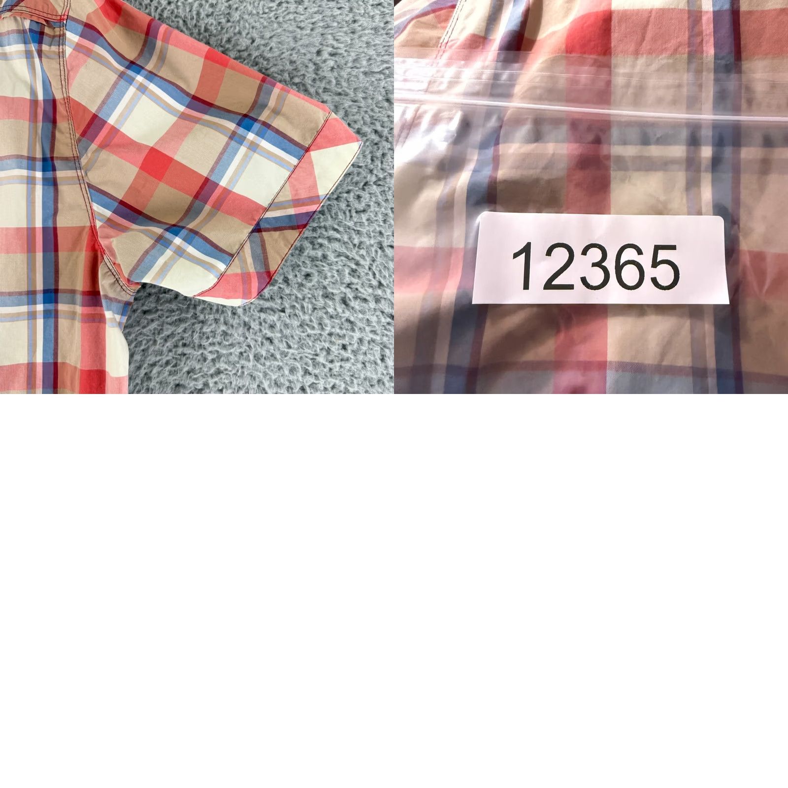 Vintage 7 Diamonds Vintage Button-Down Shirt Men Size XXL Blue Plaid Short Sleeve Cotton Size US XXL / EU 58 / 5 - 9 Thumbnail