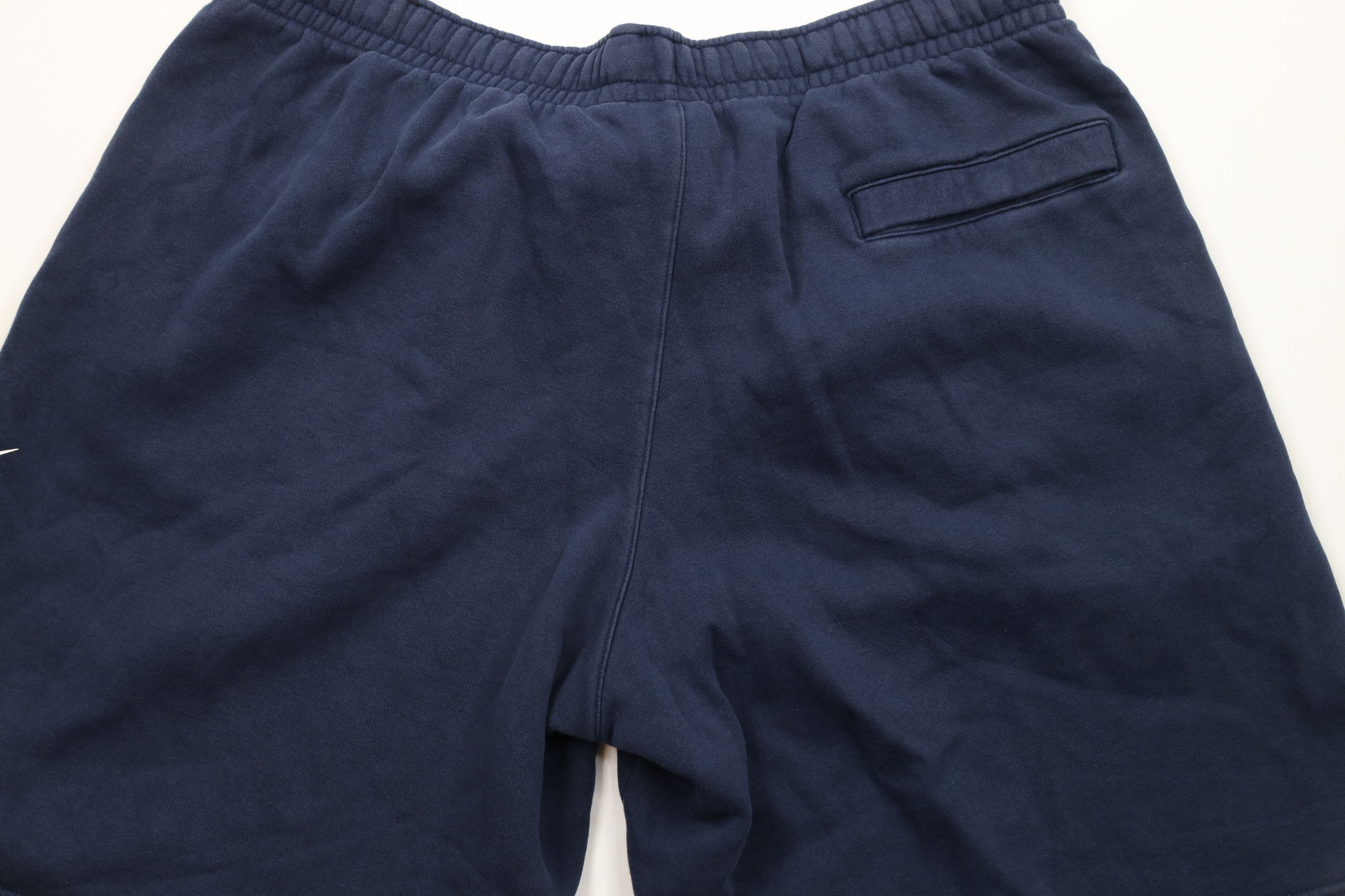 Nike × Vintage Vintage Nike Travis Scott Big Swoosh Sweatpants Shorts Blue Size US 38 / EU 54 - 11 Thumbnail