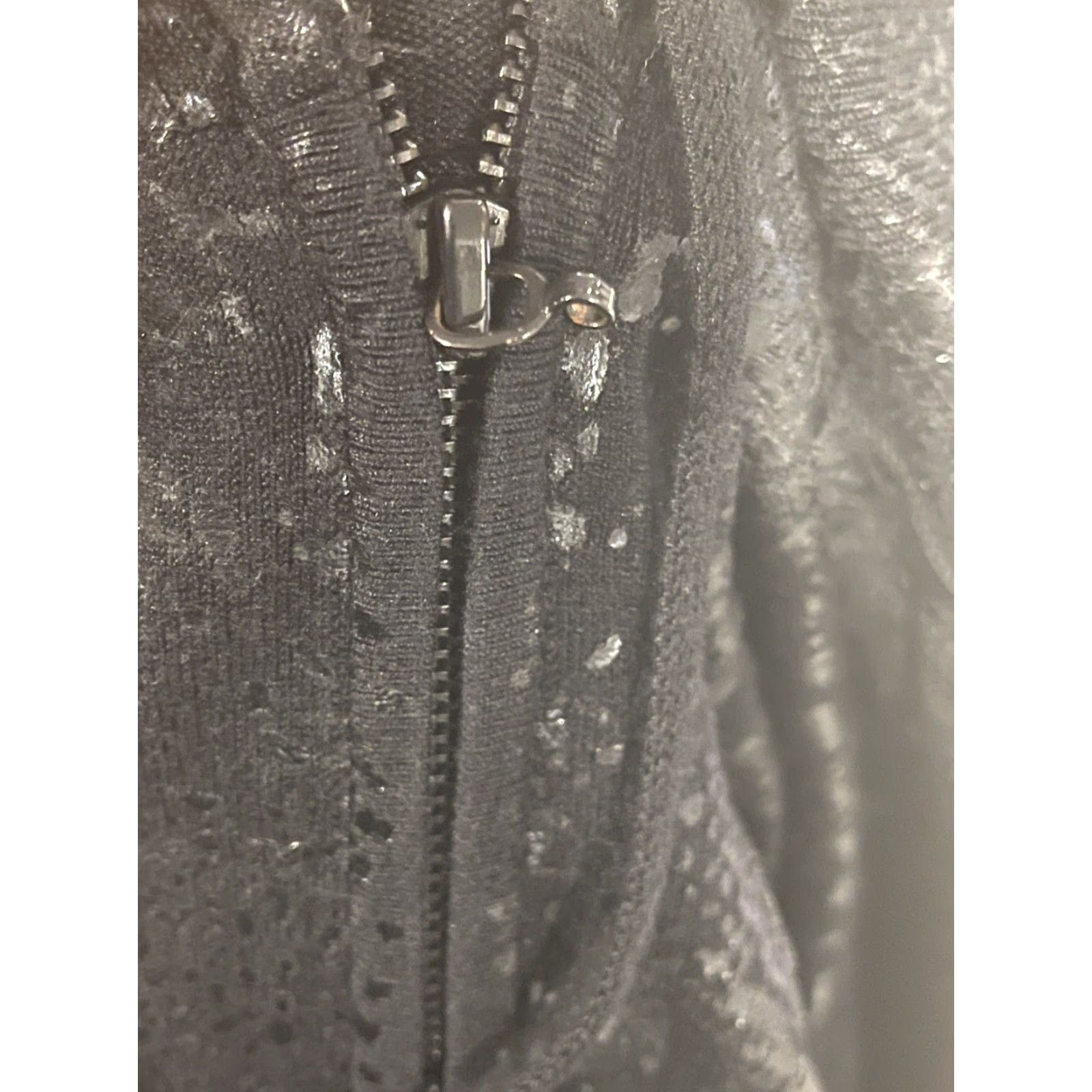 Ed Hardy Ed Hardy By Christian Audigier Metallic Hoodie Sweater Women XXL Black Animal Print Embroidered Logo Zipper Hooded Size XXL / US 16-18 / IT 52-54 - 6 Thumbnail