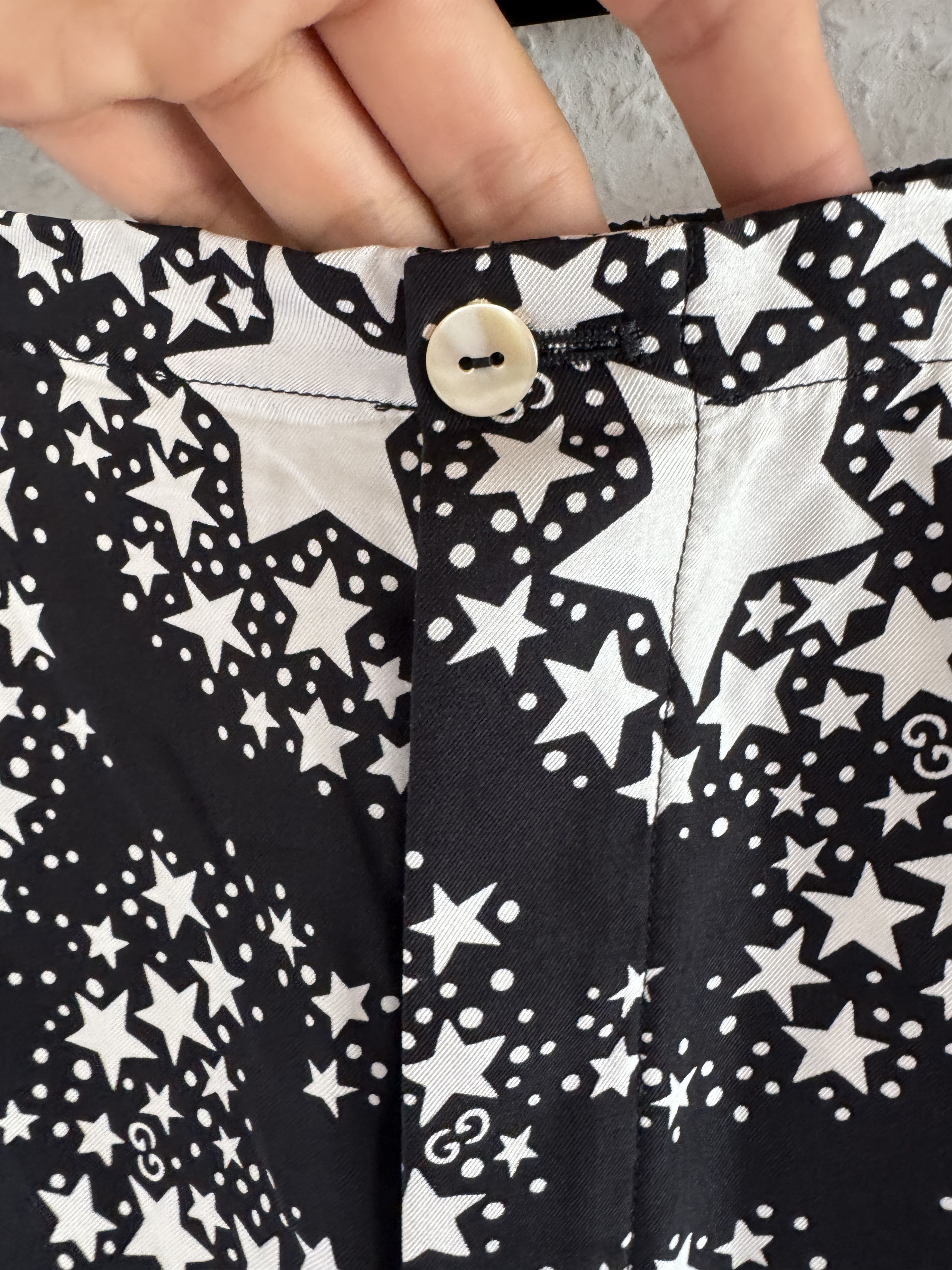 Gucci GG Star Monogram Silk Shorts Size US 28 / EU 44 - 10 Thumbnail