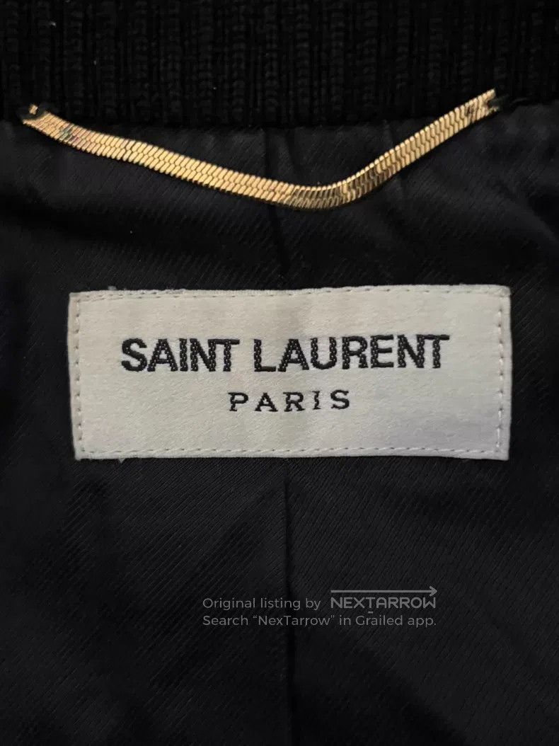 Saint Laurent Paris Saint Laurent Paris Brown Baseball Jacket i Size XS / US 0-2 / IT 36-38 - 3 Thumbnail