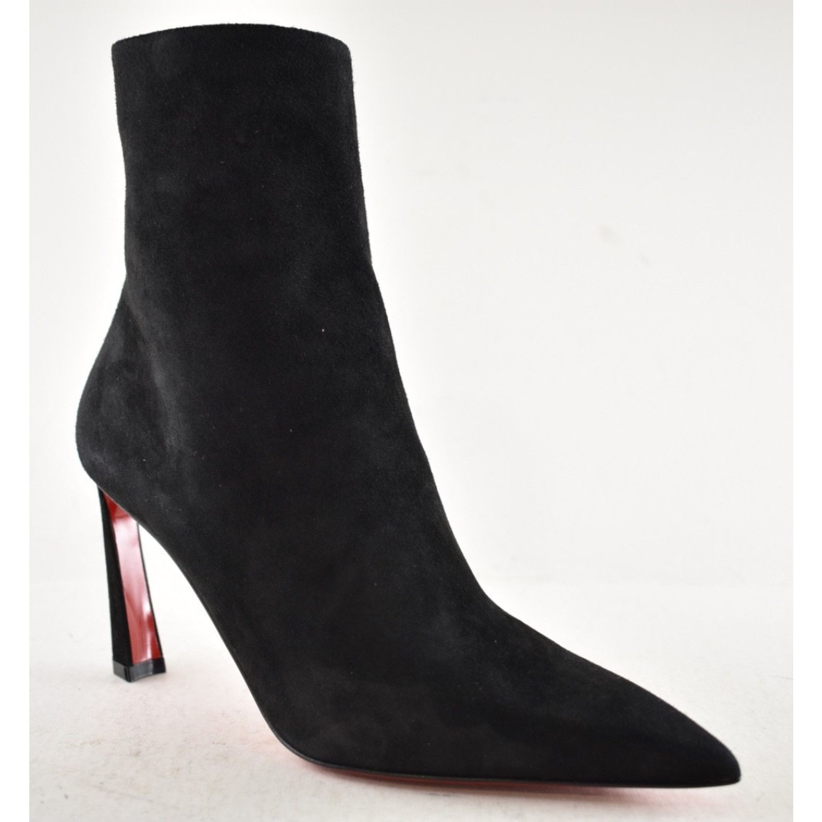 Christian Louboutin Christian Louboutin Condora Booty 85 Black Suede Ptd Toe 35 Size US 4 / IT 34 - 5 Thumbnail