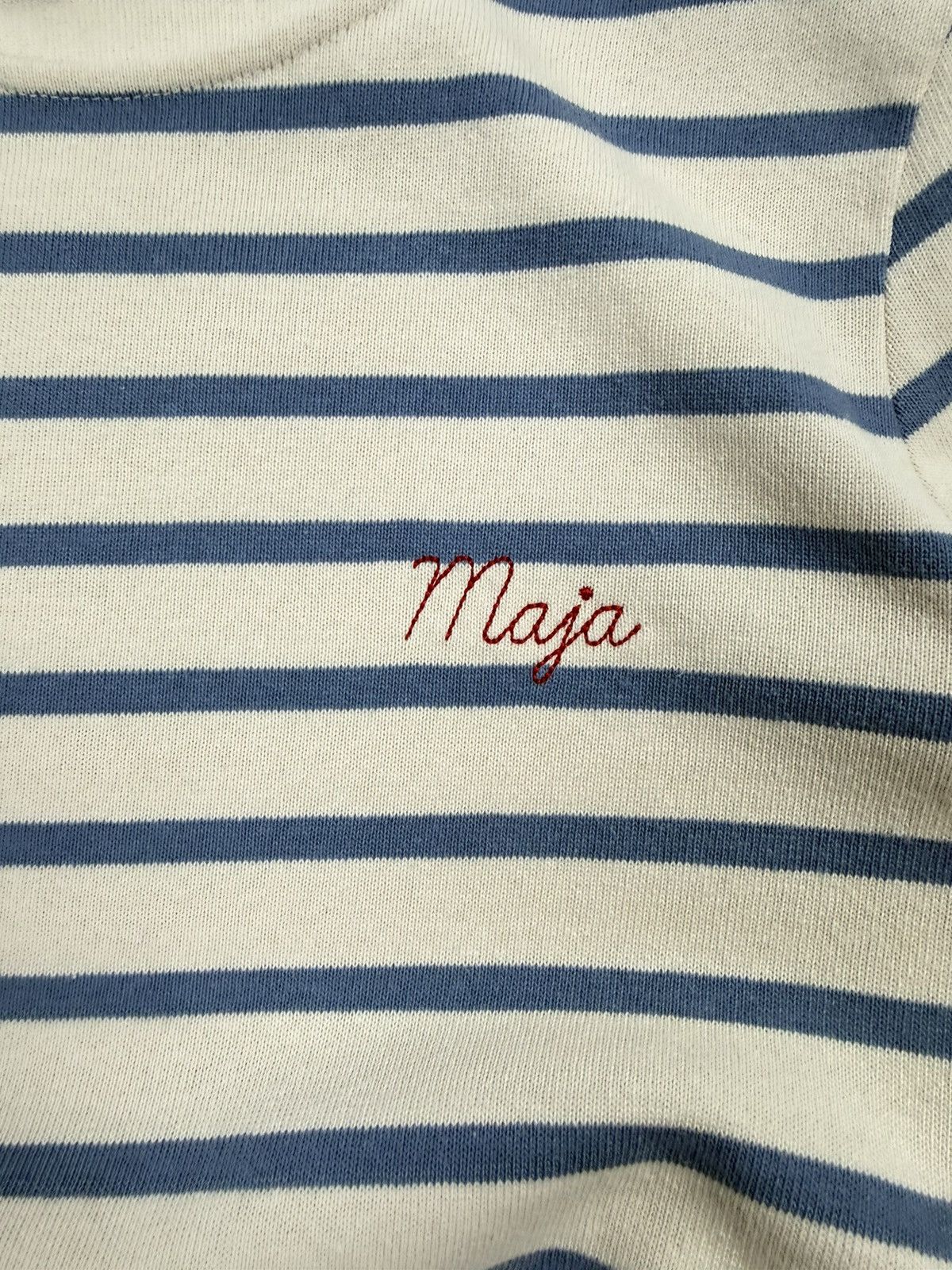Sezane Sezane Colette Mariniere Striped Long Sleeve Top Designer Size XS / US 0-2 / IT 36-38 - 11 Thumbnail