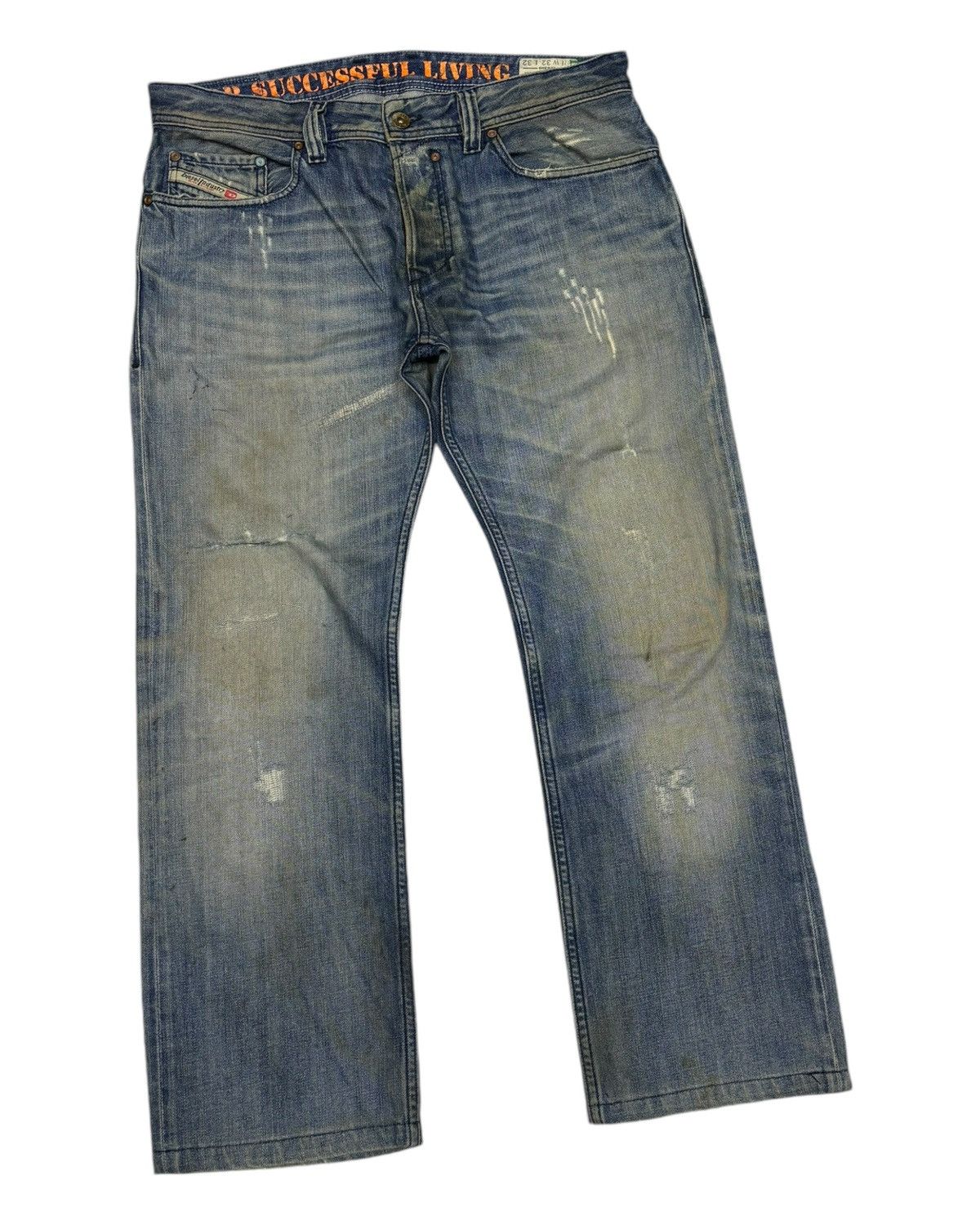 Diesel Vintage Diesel Baggy Jeans Distressed Denim Cropped Size US 34 / EU 50 - 3 Thumbnail