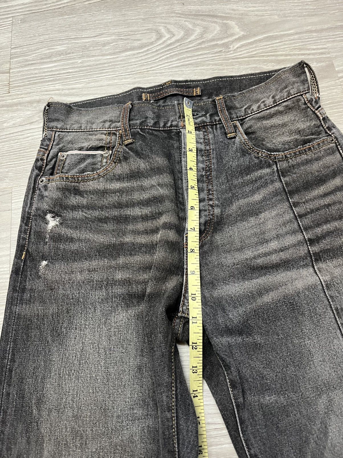 GOA GOA Nimes Selvedge Redline Faded Denim Pants Size US 29 - 12 Thumbnail