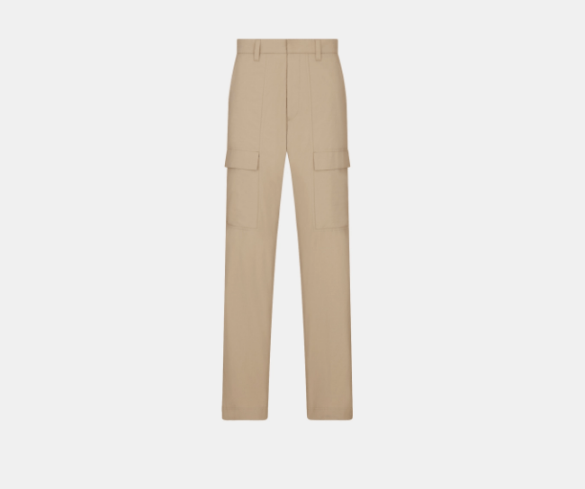 Dior o1w1db10525 413C15 Cargo Pant in Beige Size US 34 / EU 50 - 1 Thumbnail