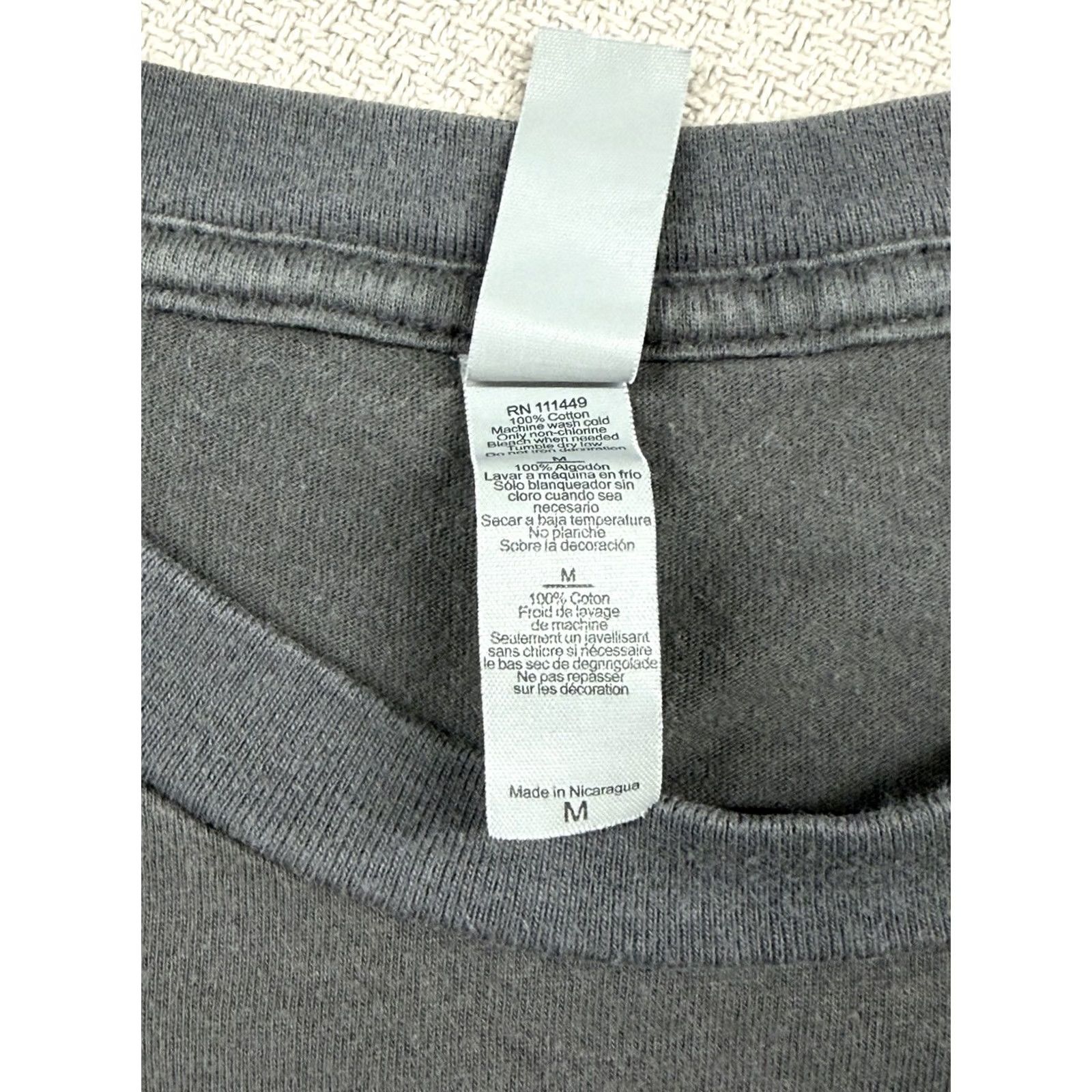 Next Level Rare Frank Iero Cross T Shirt Men’s Medium Gray My Chemical Romance Band Music Grunge Size US M / EU 48-50 / 2 - 4 Thumbnail