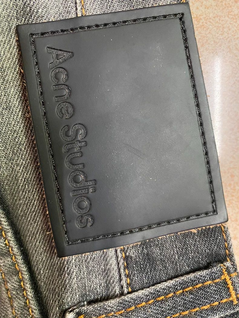Acne Studios Acne Studios Distressed graffiti and splashed ink black je Size US 28 / EU 44 - 4 Thumbnail