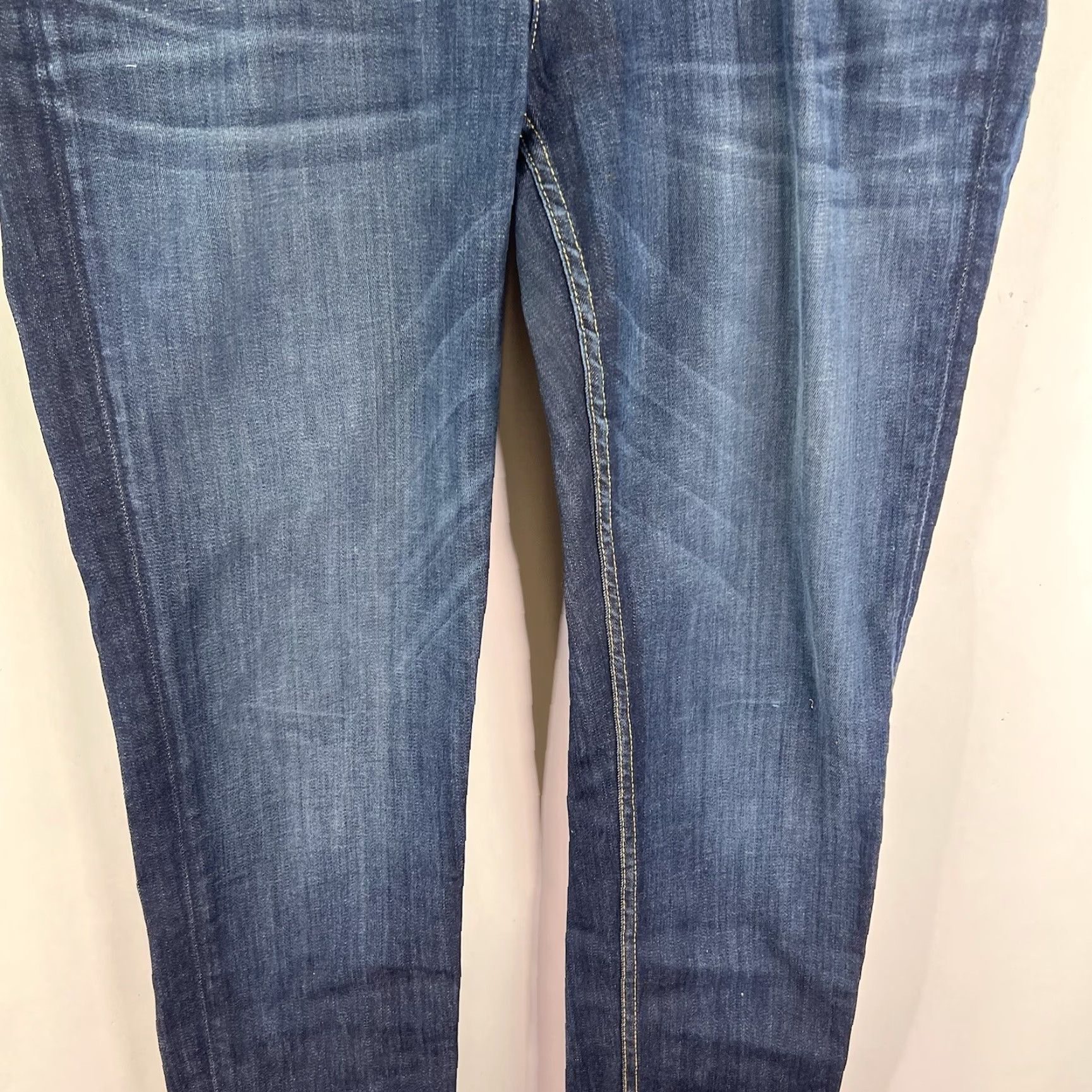 Hudson Hudson Collin Skinny Jeans Womens Plus Size 30 Blue 29 Inseam Denim 5-Pocket Dark Wash Zipper Button Logo Clothing Jeans Mens? Size 30" / US 8 / IT 44 - 3 Thumbnail