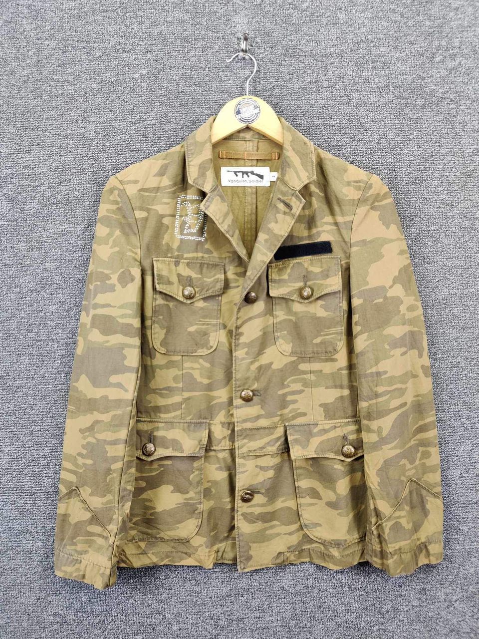Vanquish Vanquish Soldier Camouflage Military Jacket Size US M / EU 48-50 / 2 - 1 Thumbnail