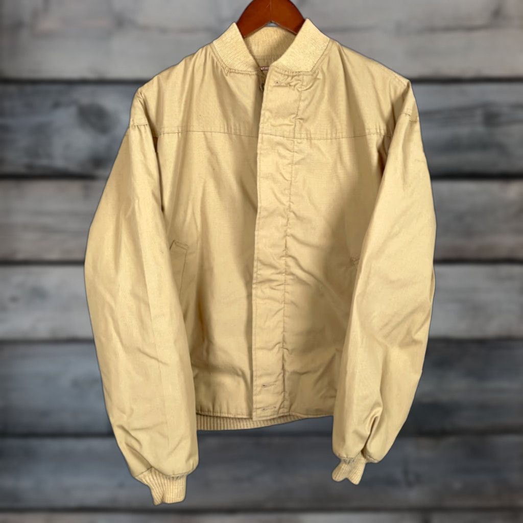 Catalina Vintage Catalina La Paz Bomber Jacket Adult 44 Beige Zip Up Lightweight Retro Short Beaded? No. Size US S / EU 44-46 / 1 - 1 Thumbnail