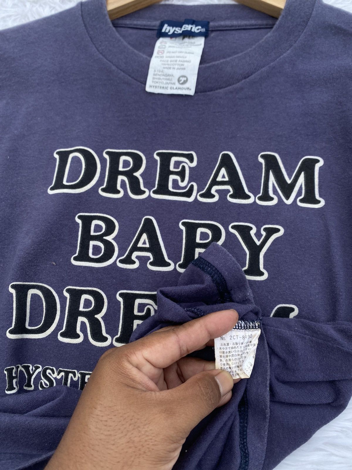 Hysteric Glamour Rare Vintage Hysteric Glamour Dream Baby Dream Tshirt Size US S / EU 44-46 / 1 - 14 Thumbnail