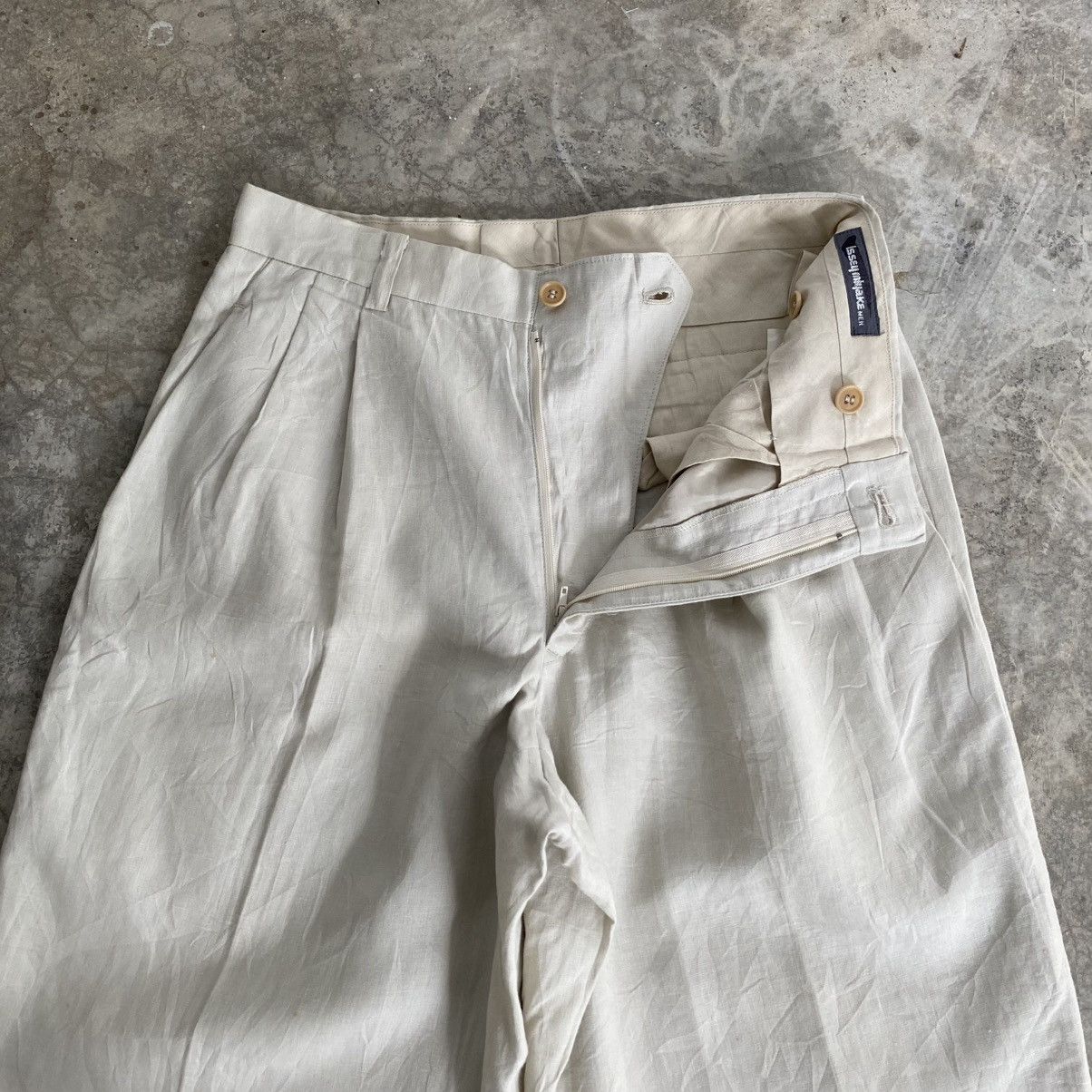 Issey Miyake 1980’s Issey Miyake Linen Pleated Baggy Trouser Pants Size US 28 / EU 44 - 1 Thumbnail