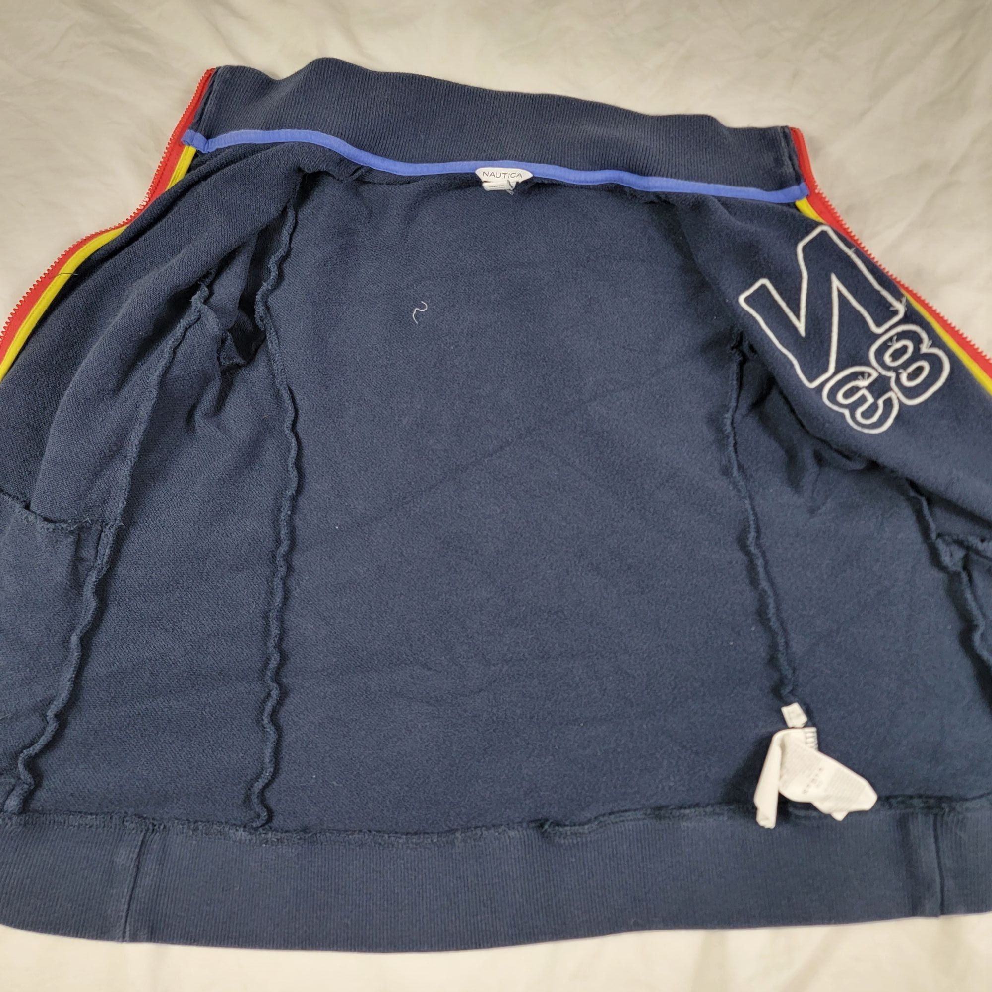 Nautica Nautica N83 Adults Small Blue Full Zip Sweater Casual Winter Size US S / EU 44-46 / 1 - 3 Thumbnail