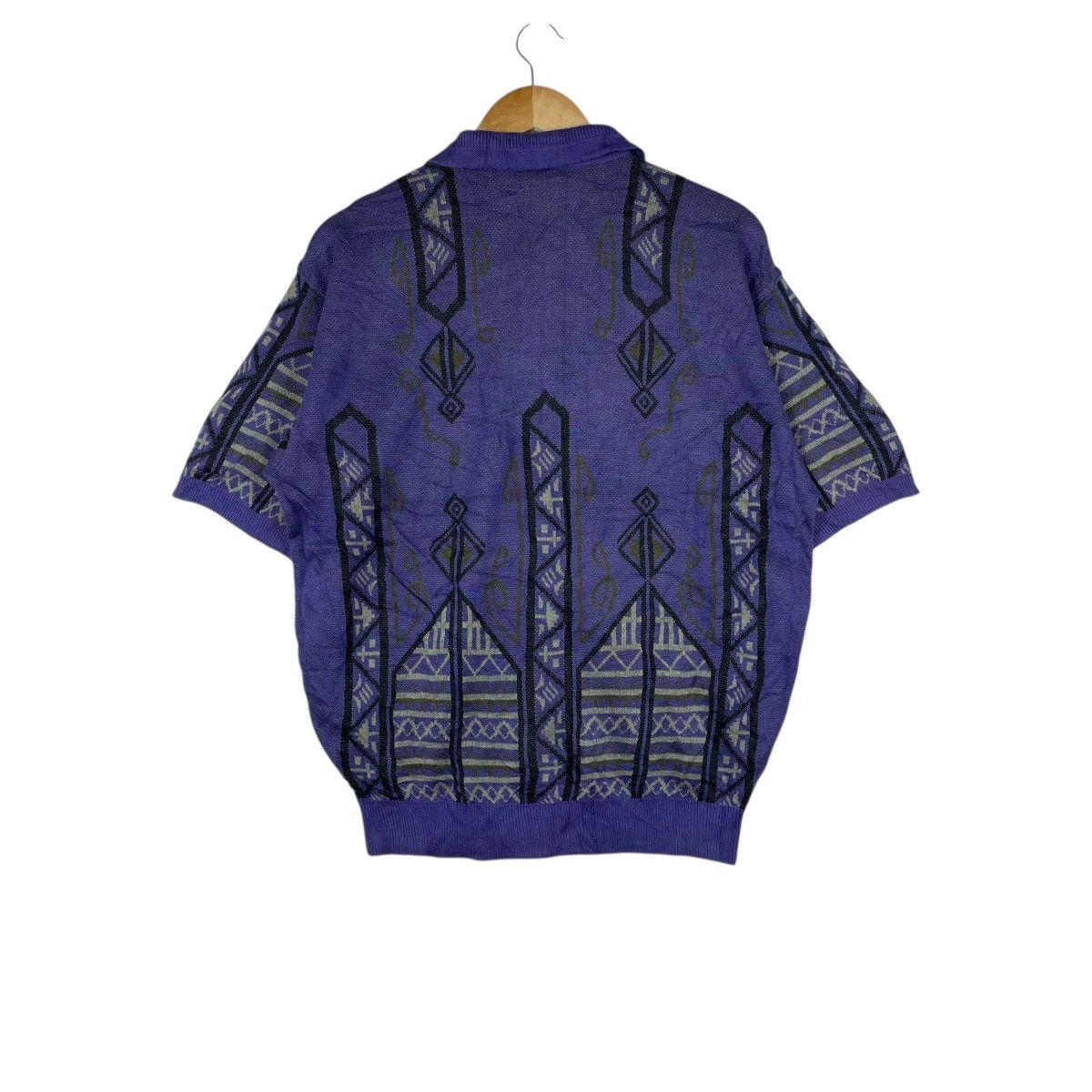 Vintage Vintage Modigliani Italy Patterned Art Polo Jumper Sweater Size US L / EU 52-54 / 3 - 4 Thumbnail