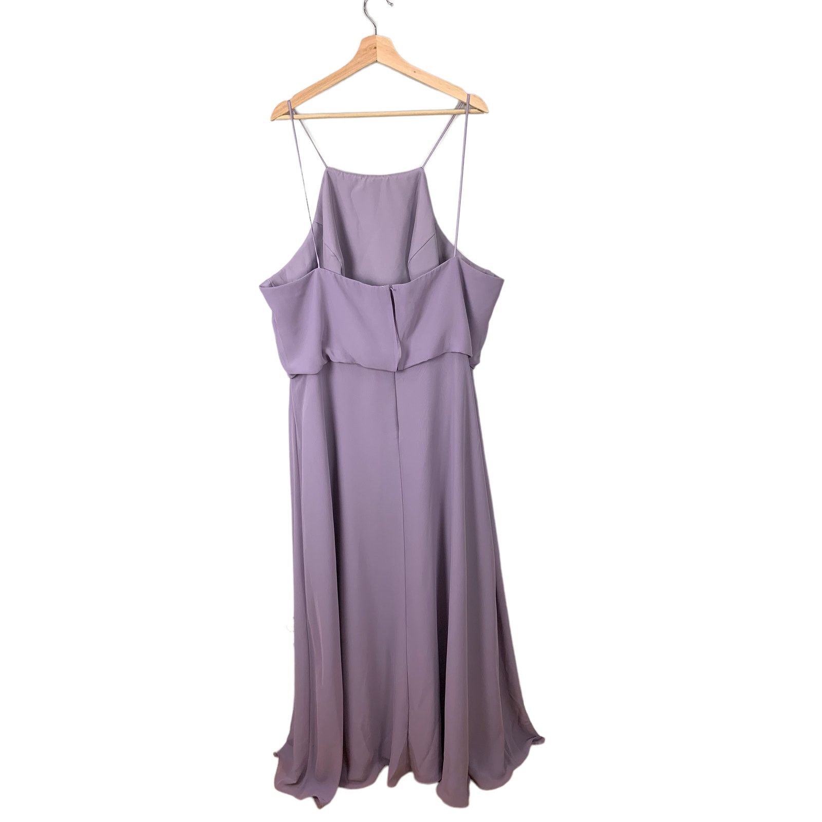 Other Sorella Vita Purple Maxi Chiffon Bridesmaid Dress 8872 28 Size ONE SIZE - 2 Thumbnail
