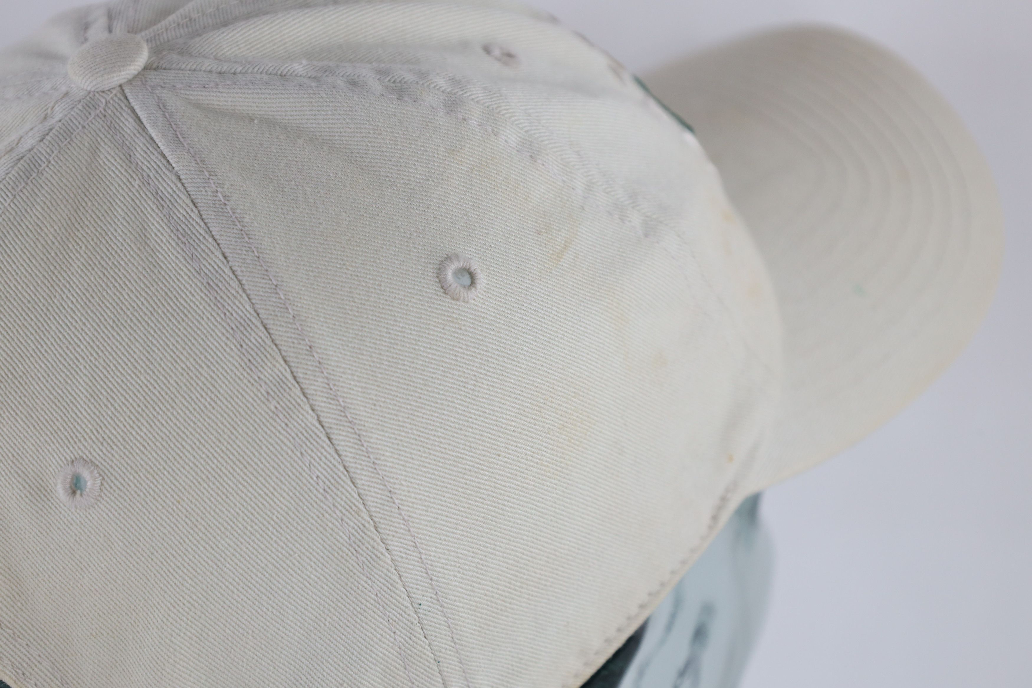Greg Norman × Vintage Vintage 90s Greg Norman Distressed Shark Golf Hat Size ONE SIZE - 10 Thumbnail