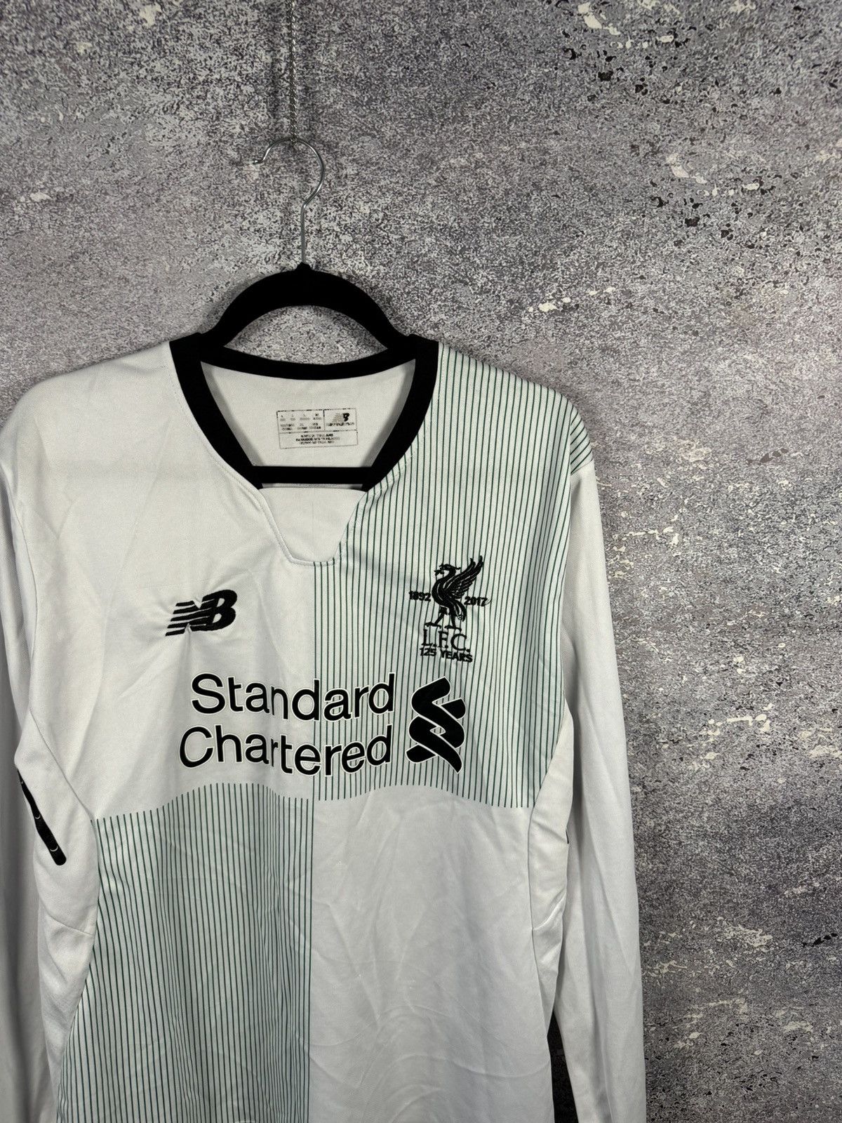 New Balance × Vintage M.SALAH Vintage Liverpool 2017/18 New Balance Jersey Large Size US L / EU 52-54 / 3 - 2 Thumbnail
