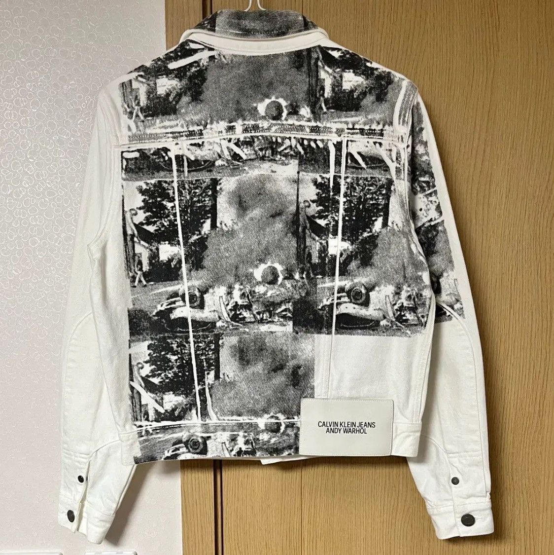 Raf Simons Raf Simons Calvin Klein x And Warhol White Denim Jcket Size US S / EU 44-46 / 1 - 1 Thumbnail