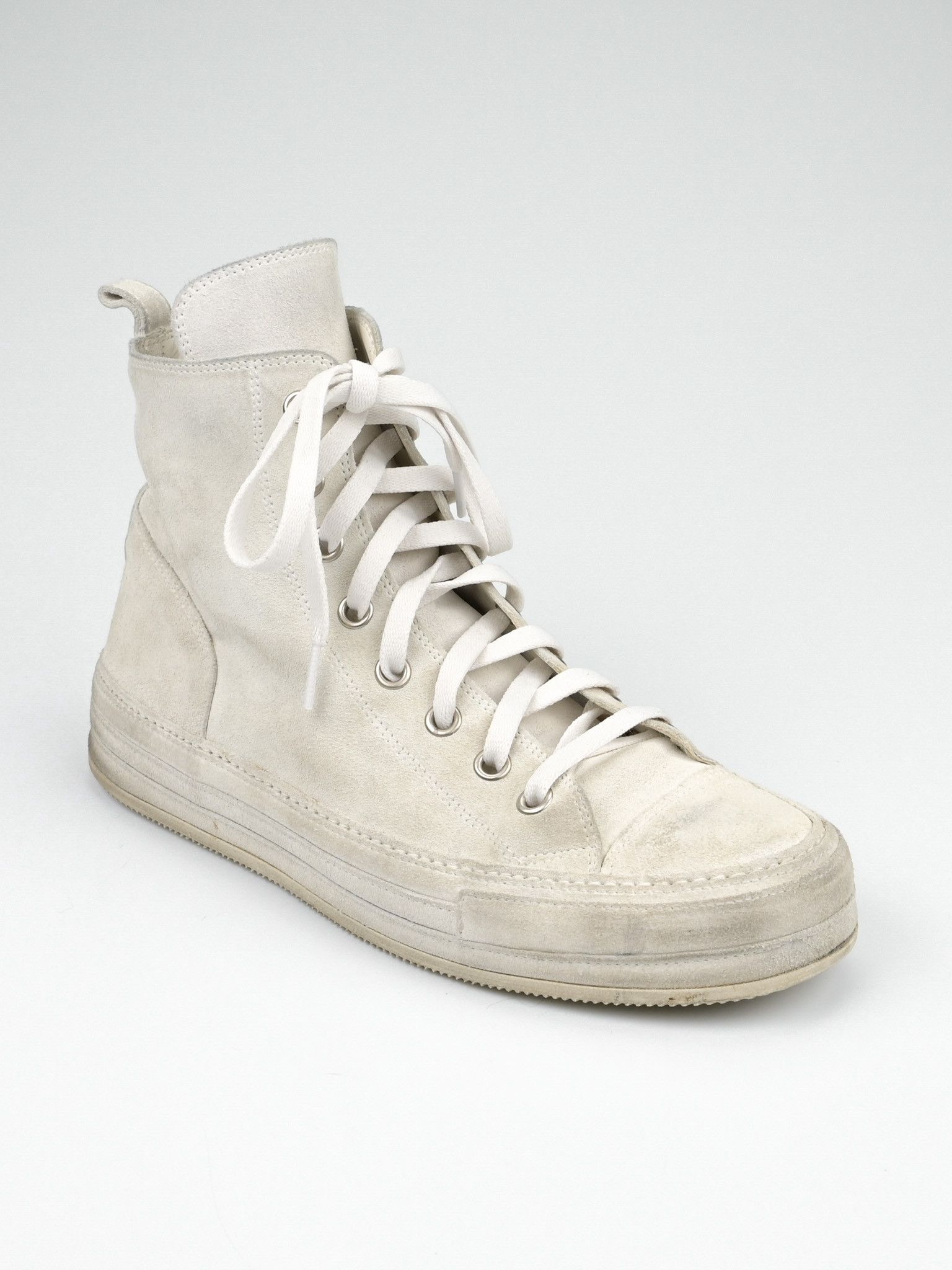 Ann Demeulemeester Orvo High Top Suede Leather Sneakers Size US 9 / EU 42 - 13 Thumbnail