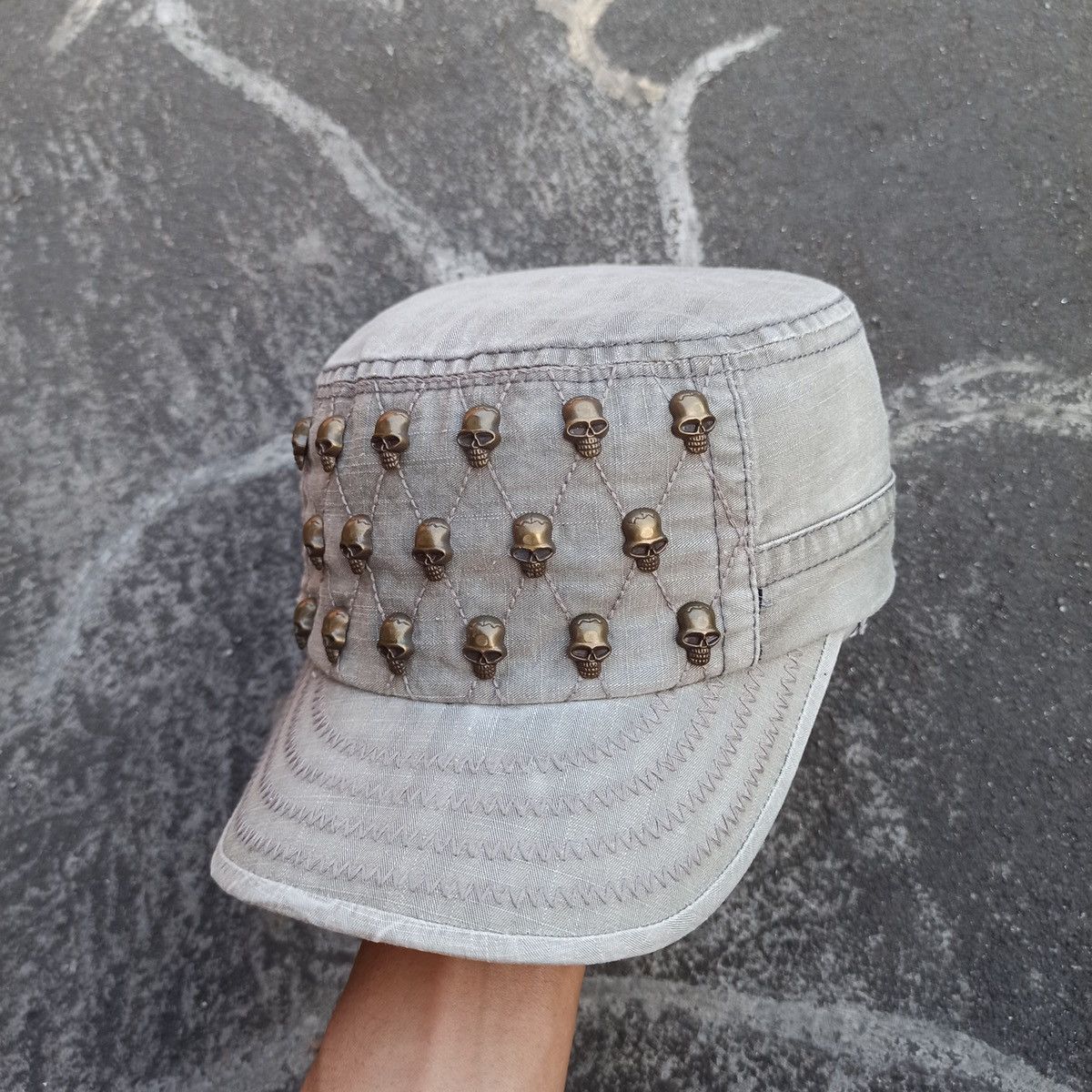 Unsound Rags SICK.. skull iron cadet hat Size ONE SIZE - 6 Thumbnail