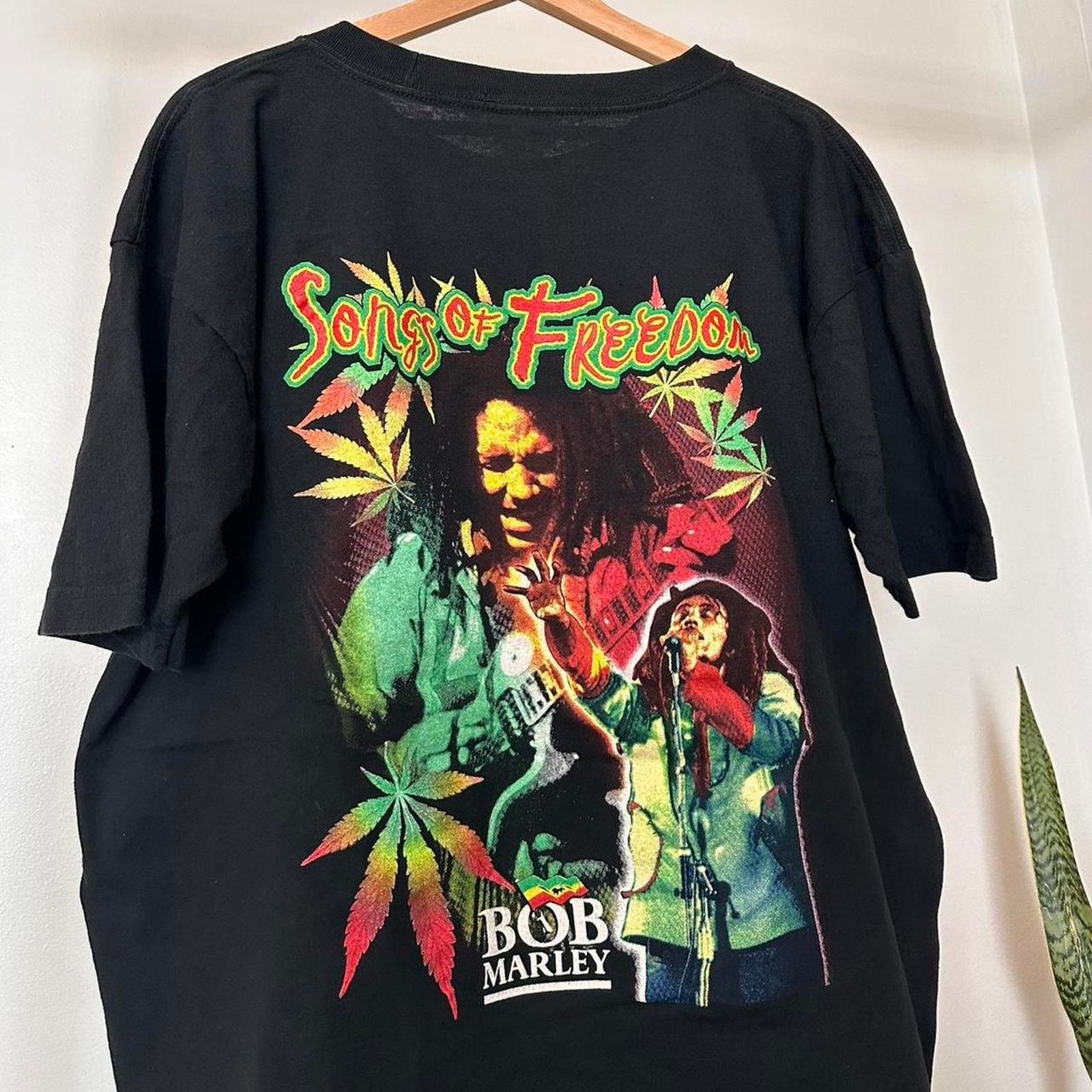 Bob Marley × Vintage Vintage Bob Marley Rap Tee Size US XL / EU 56 / 4 - 5 Thumbnail