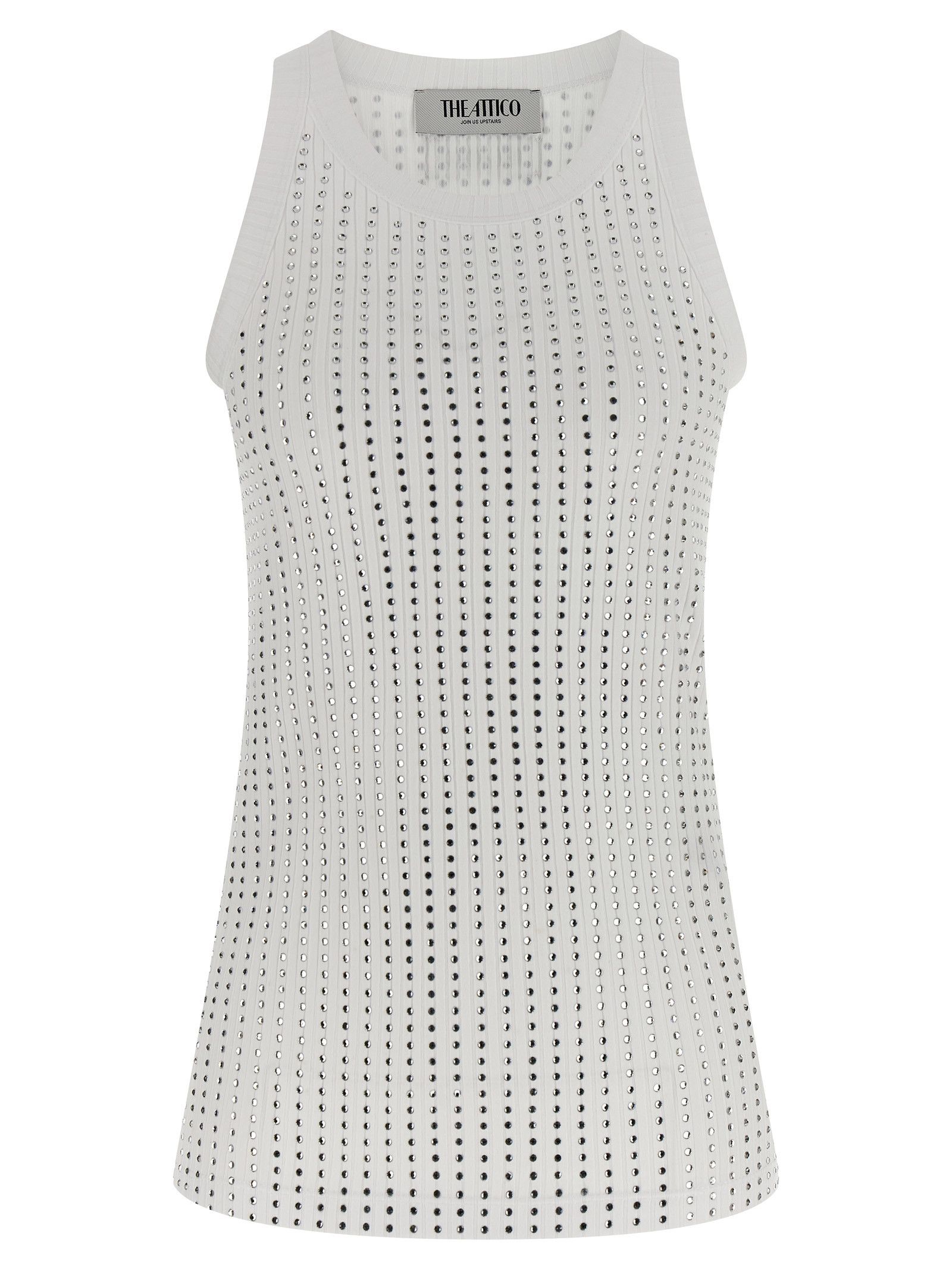 The Attico Rhinestone tank top Size S / US 4 / IT 40 - 1 Thumbnail