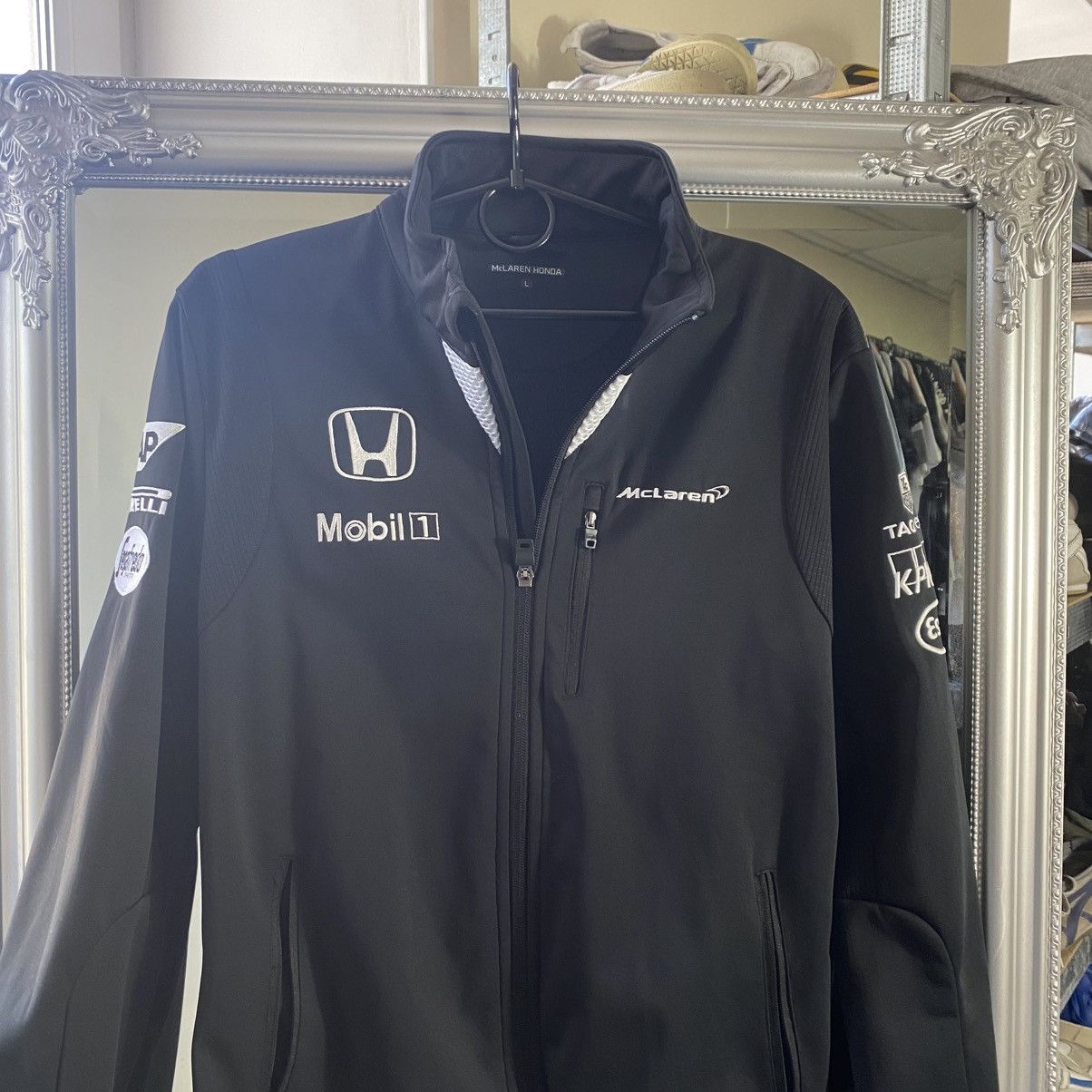 Honda Vintage Zip Hoodie Honda Racing NASCAR Track Jacket Size US L / EU 52-54 / 3 - 2 Thumbnail