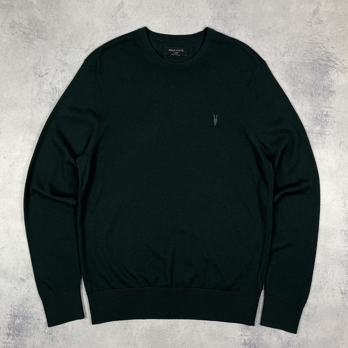Allsaints Designer Allsaints merino wool mode crew sweater Size US L / EU 52-54 / 3 - 2 Thumbnail