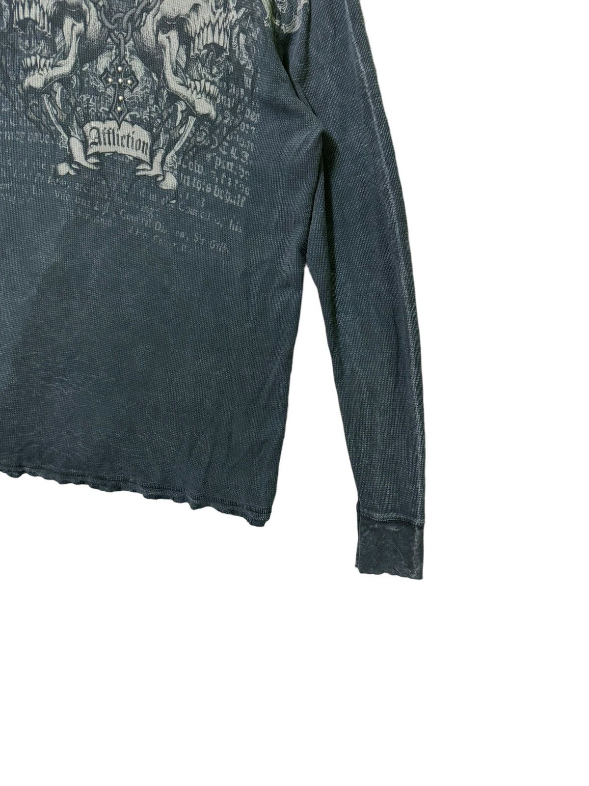 Affliction Vintage Y2K Affliction Skeleton Chains Long Sleeve Size US M / EU 48-50 / 2 - 8 Thumbnail