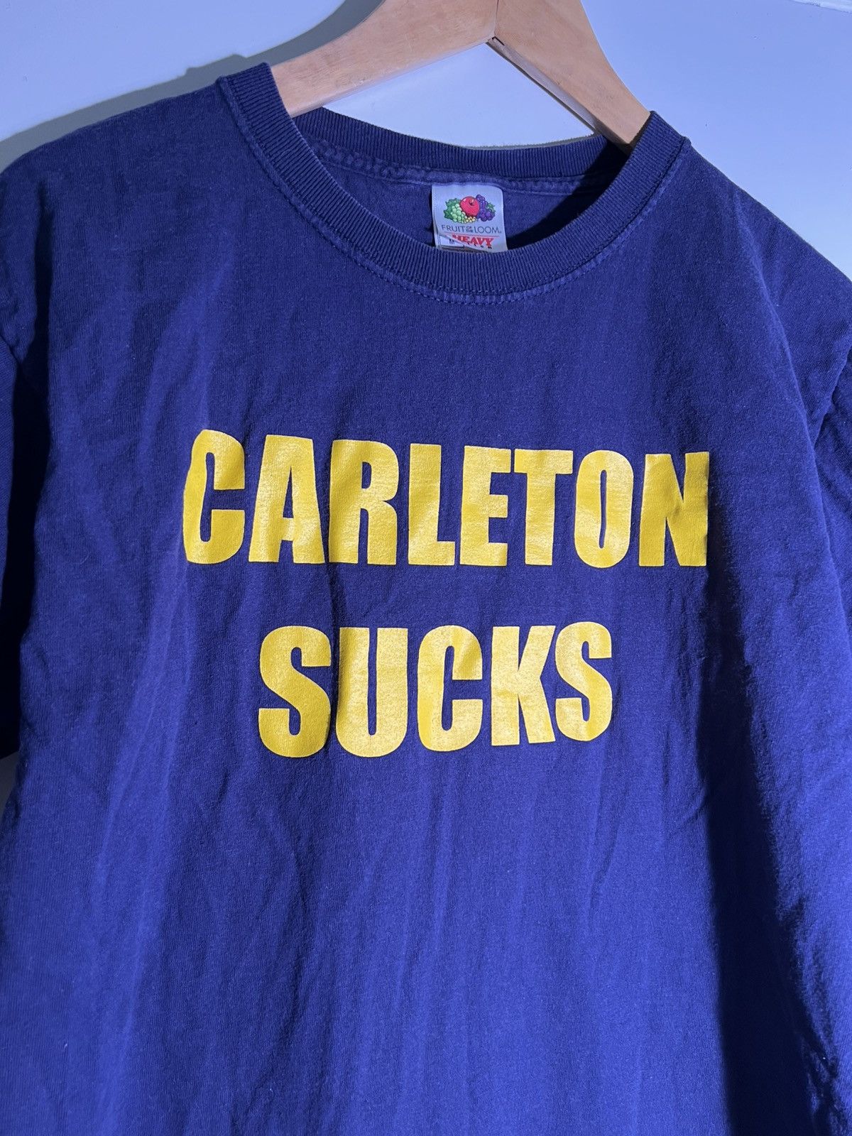 Vintage 90’s 2000’sY2K Vintage Carleton Sucks Fresh Prince Retro Tee Size US M / EU 48-50 / 2 - 3 Thumbnail