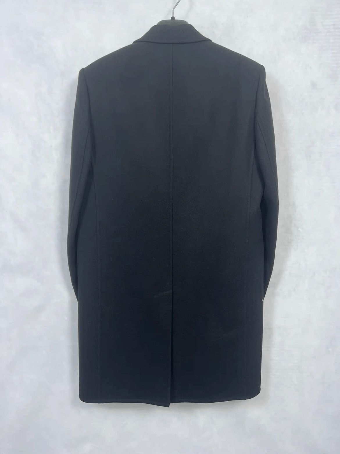 Sz 50 Saint Laurent Paris 20AW Plain Trench Wool Coat