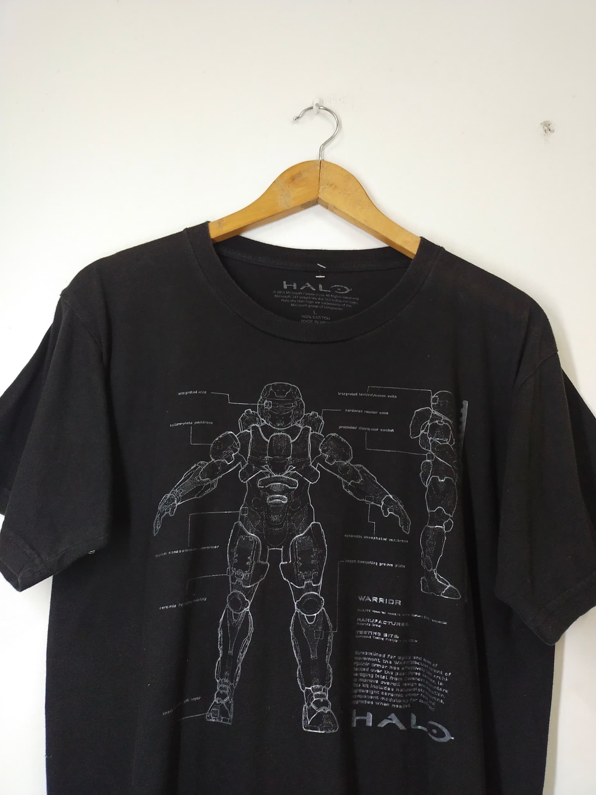 Playstation Vintage HALO video game t shirt promo merchandise Size US L / EU 52-54 / 3 - 4 Thumbnail