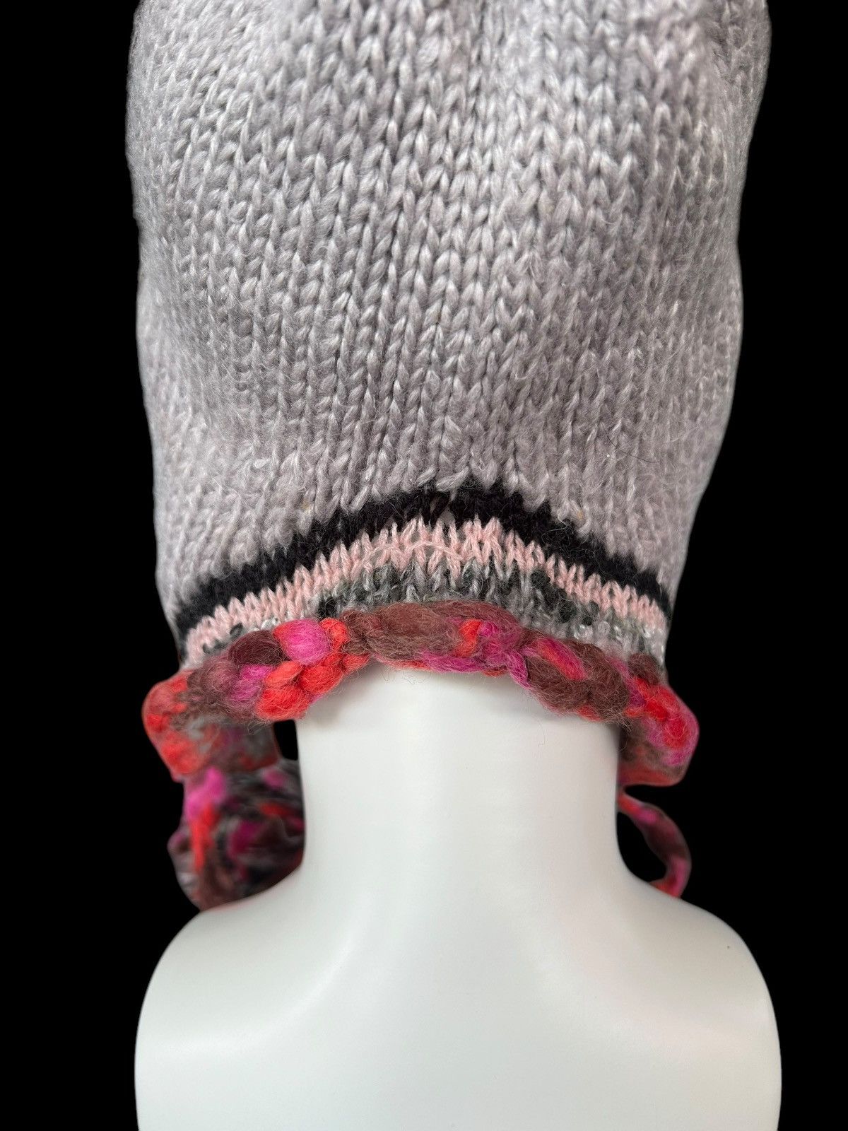 Japanese Brand × Kapital × Vintage Crochet Knitted Handmade Beanie Hats Rare ☠️☠️ Size ONE SIZE - 5 Thumbnail