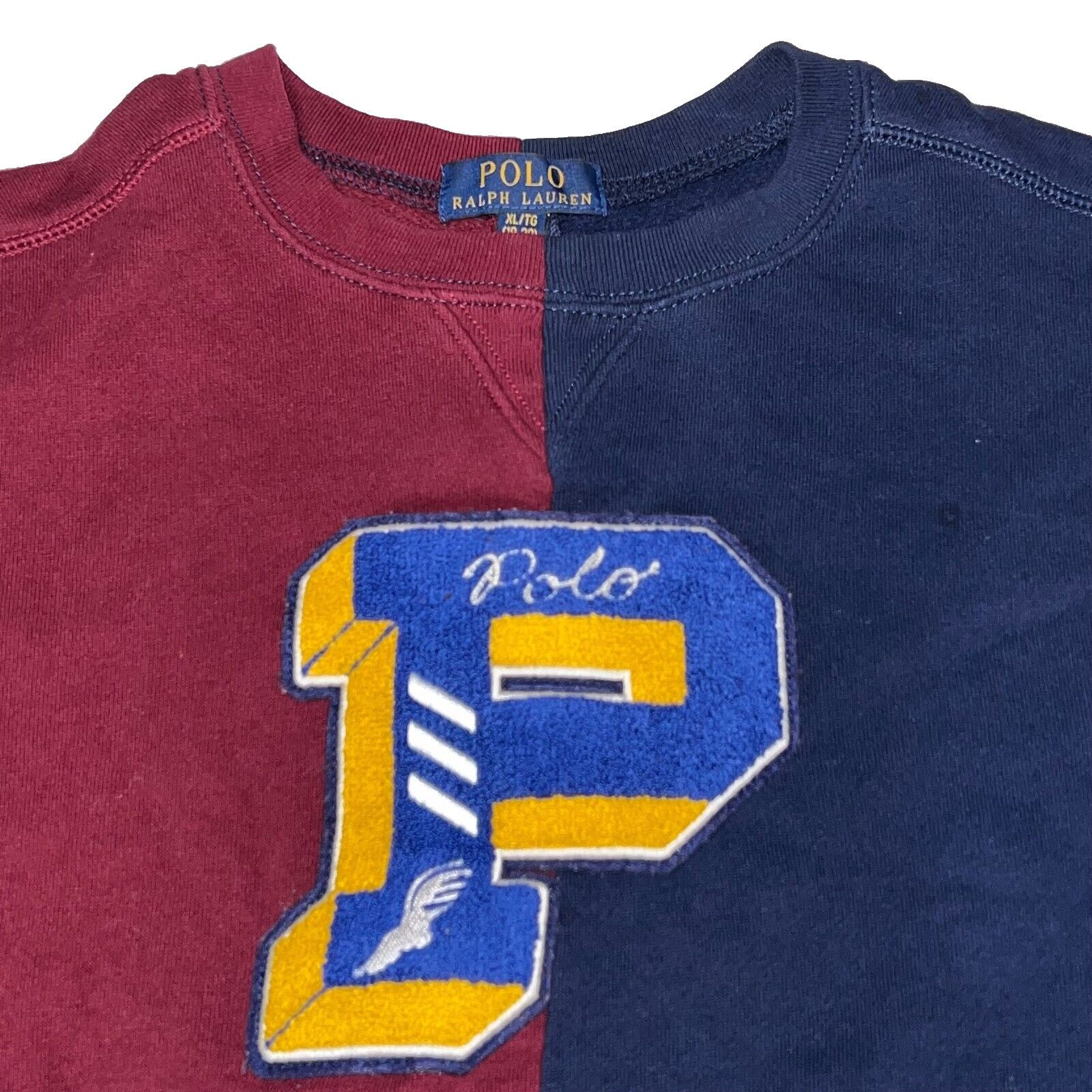Polo Ralph Lauren Polo Ralph Lauren P Patch 67 Varsity Split Sweater Small Size US XS / EU 42 / 0 - 2 Thumbnail