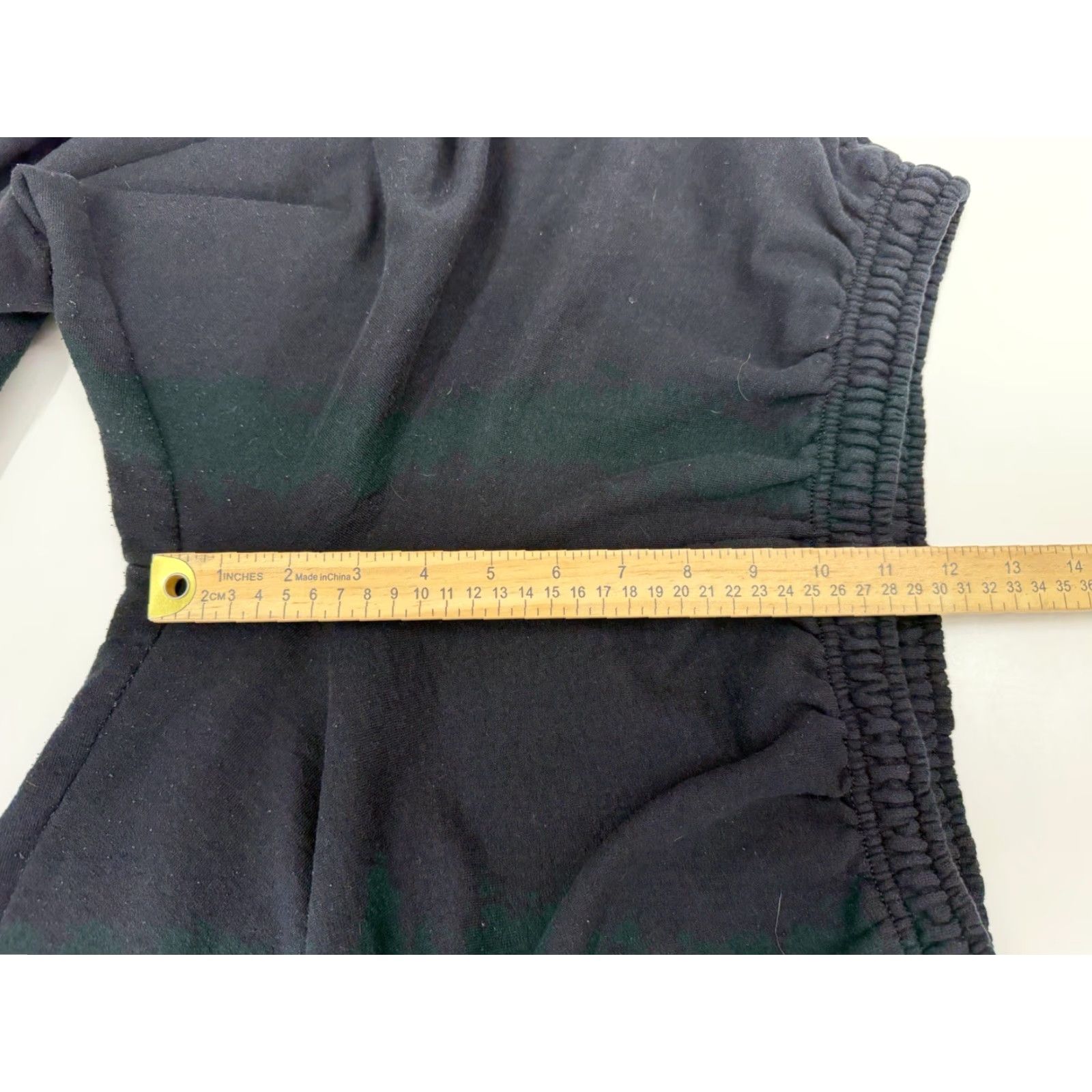 Vintage Unbranded Sweatpants Black Large Regular Elastic Waist Pull On Wide-Leg 90s Women Pants Set Size 36" / US 14 / IT 50 - 6 Thumbnail