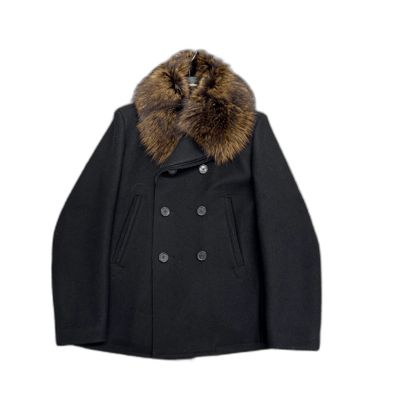 Jil Sander Jil Sander Wool Jacket with Fur Collar-yf Size US L / EU 52-54 / 3 - 1 Thumbnail
