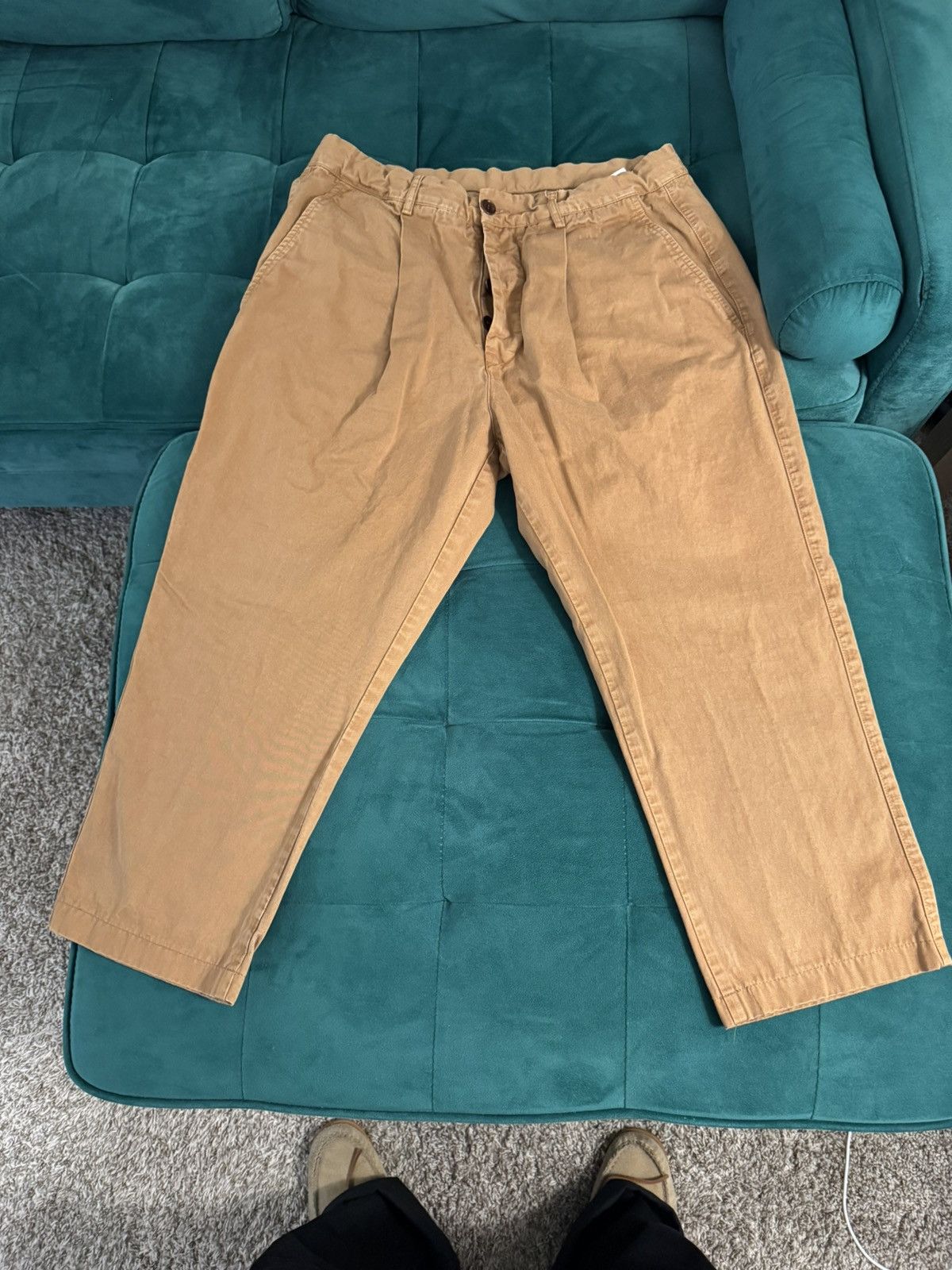 Unis Unis NYC Chino—Dark Khaki Size US 34 / EU 50 - 1 Thumbnail
