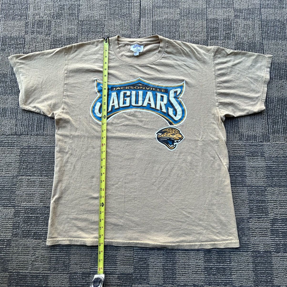 NFL Vtg 1998 Jacksonville Jaguars NFL Tan Spell-Out T-shirt Size US XL / EU 56 / 4 - 4 Thumbnail