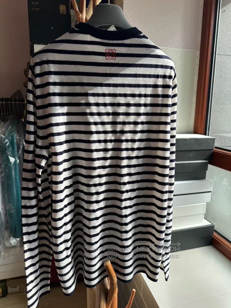 Loewe Loewe Classic Logo Striped Knit Sweater Size M / US 6-8 / IT 42-44 - 3 Thumbnail