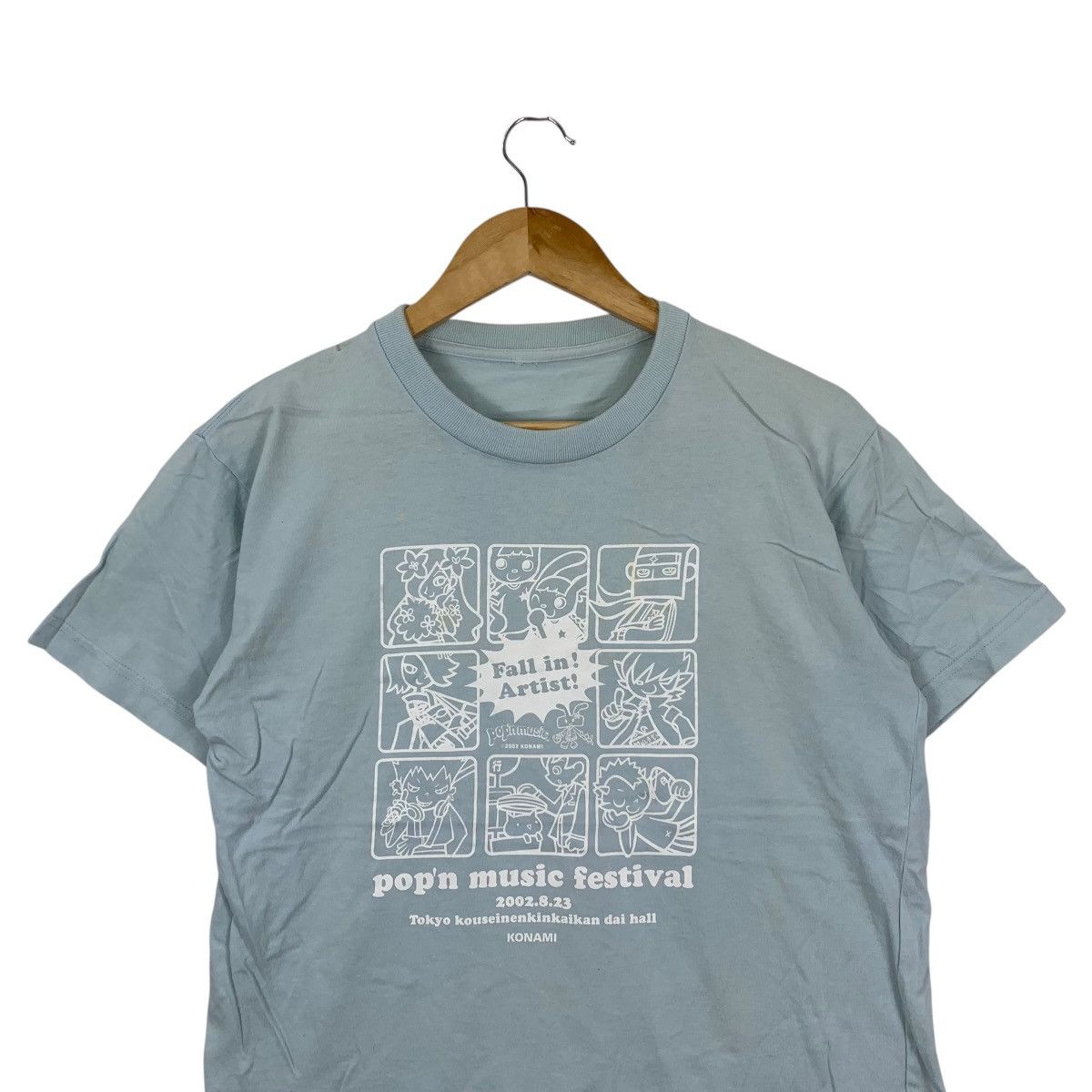 Japanese Brand POP’N MUSIC FESTIVAL 2002 Konami Japan Anime Shirt Size US S / EU 44-46 / 1 - 2 Thumbnail