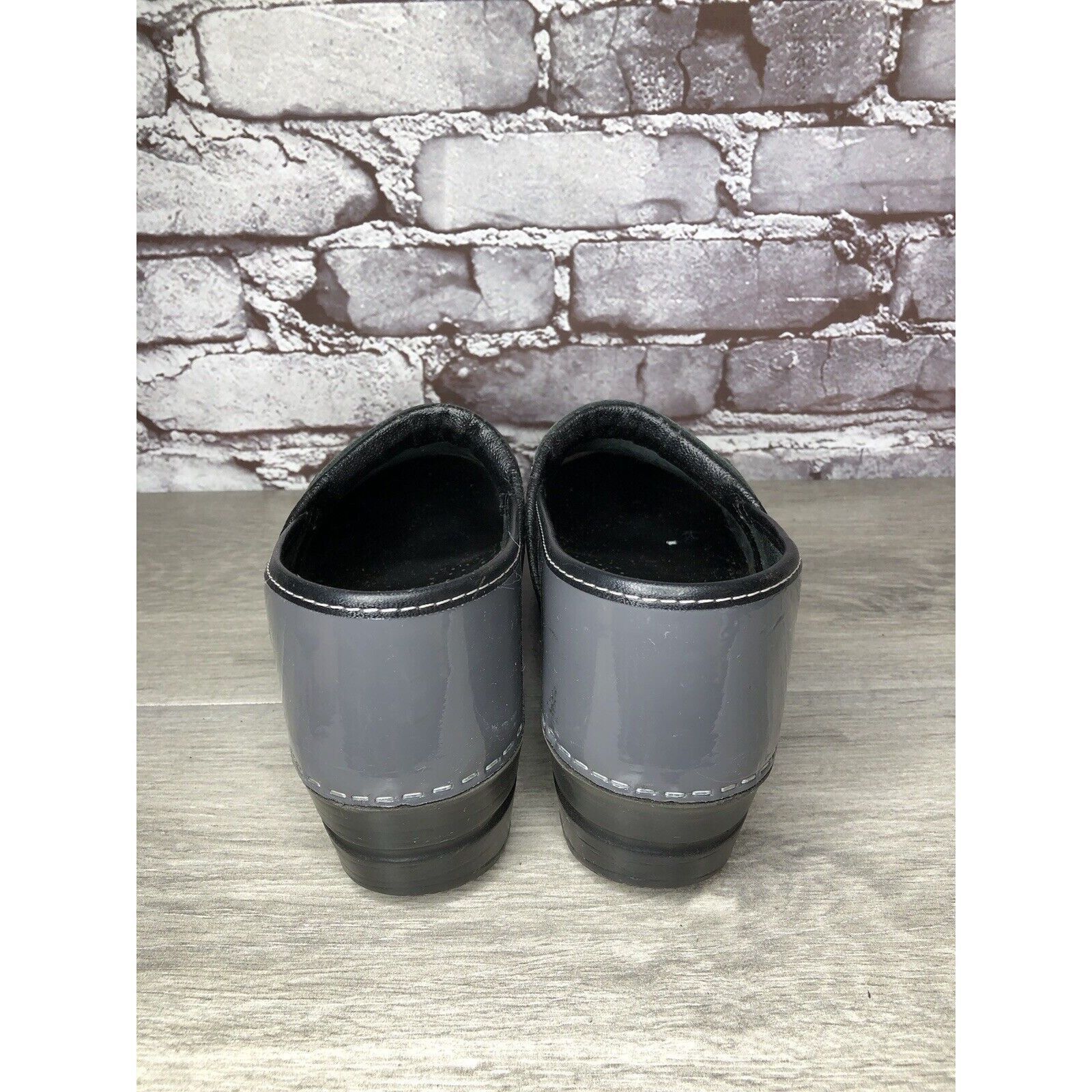 Other KOI by SANITA STEEL GRAY PATENT LEATHER CLOGS SHOES Women Sz Size US 9.5 / IT 39.5 - 4 Thumbnail