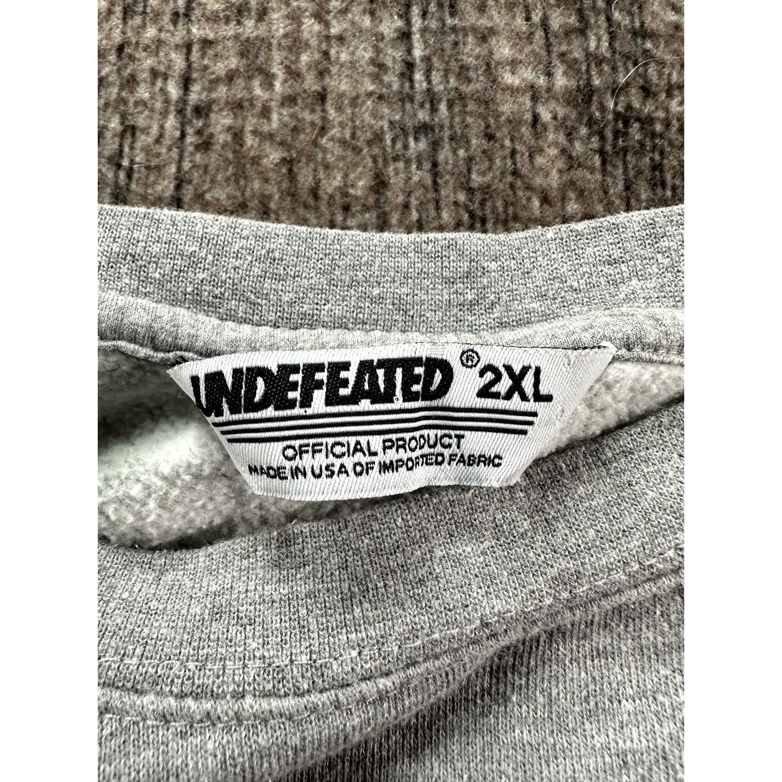 Undefeated Undefeated Heather Gray Sweatshirt Blue five strikes XXL Size US XXL / EU 58 / 5 - 6 Thumbnail