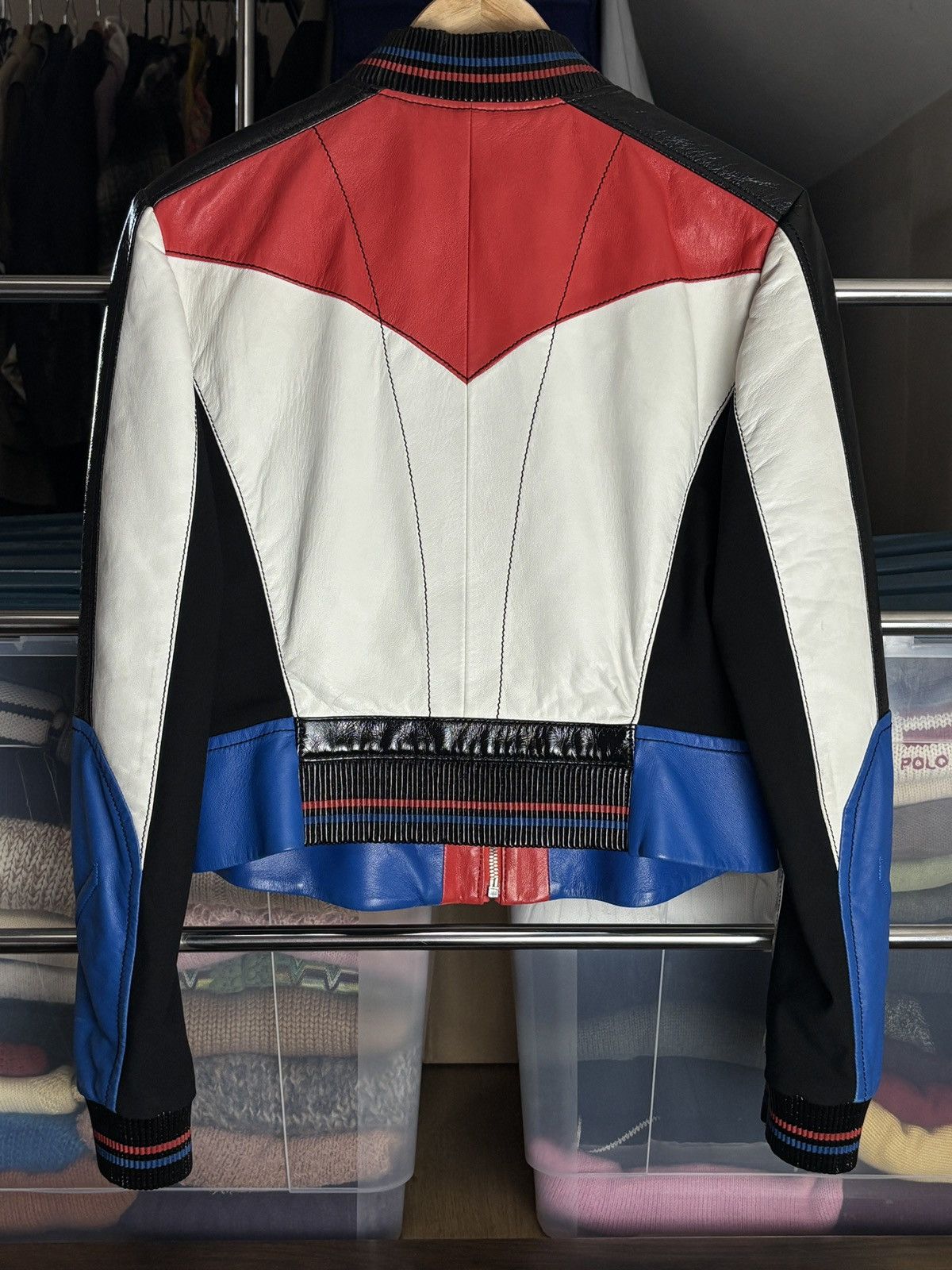 Versace Versace Leather Biker Moto Jacket Designer Gigi Hadid Size L / US 10 / IT 46 - 7 Thumbnail